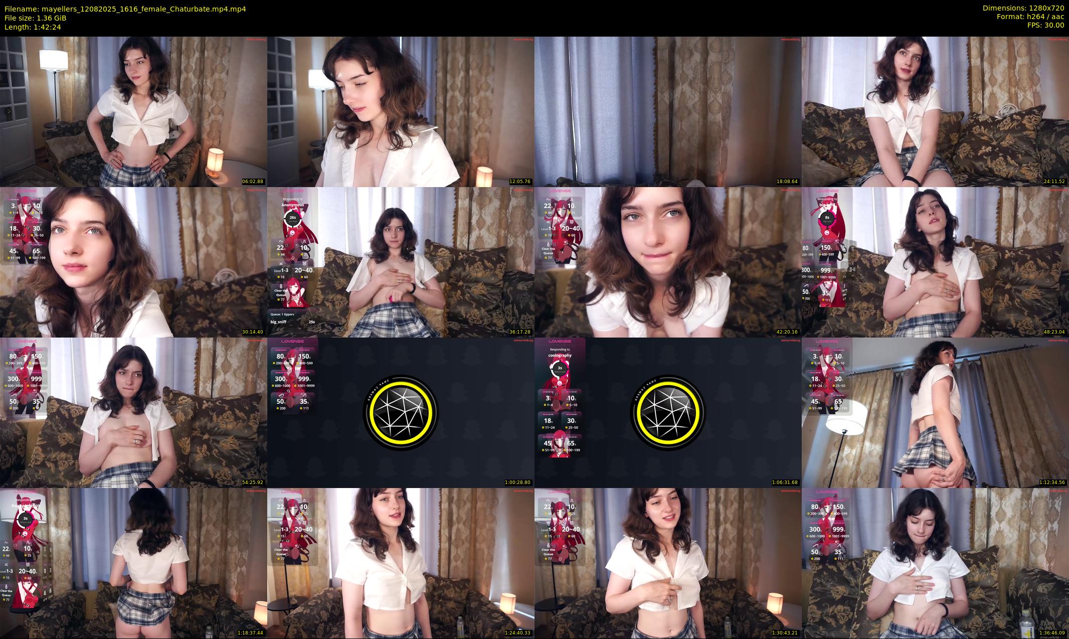 mayellers — 103 minute Chaturbate female cam show recording, 720p, Aug 12, 2025