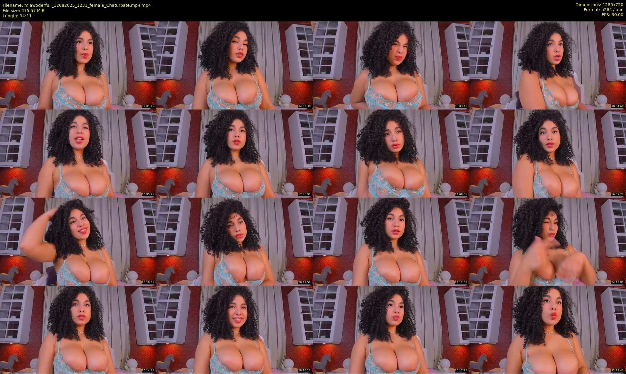 miawoderfull — 35 minute Chaturbate female cam show recording, 720p, Aug 12, 2025