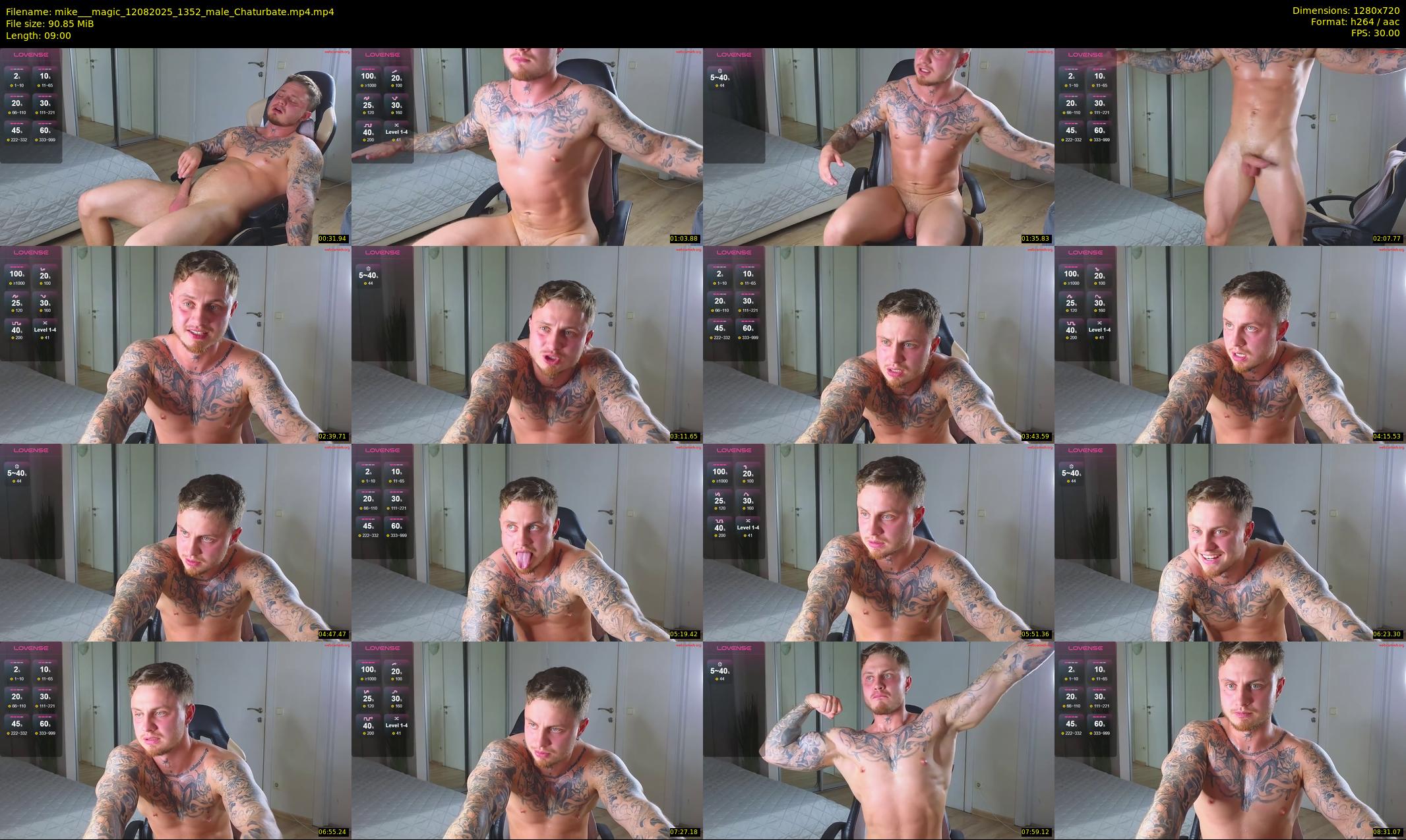 mike___magic — 9 minute Chaturbate male cam show recording, 720p, Aug 12, 2025
