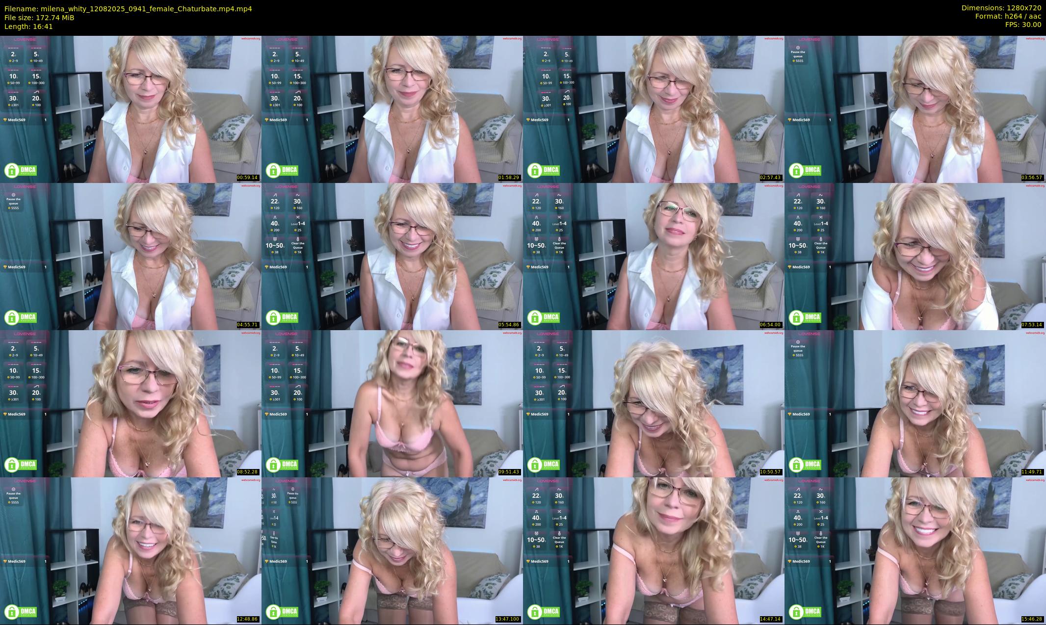 milena_whity — 17 minute Chaturbate female cam show recording, 720p, Aug 12, 2025
