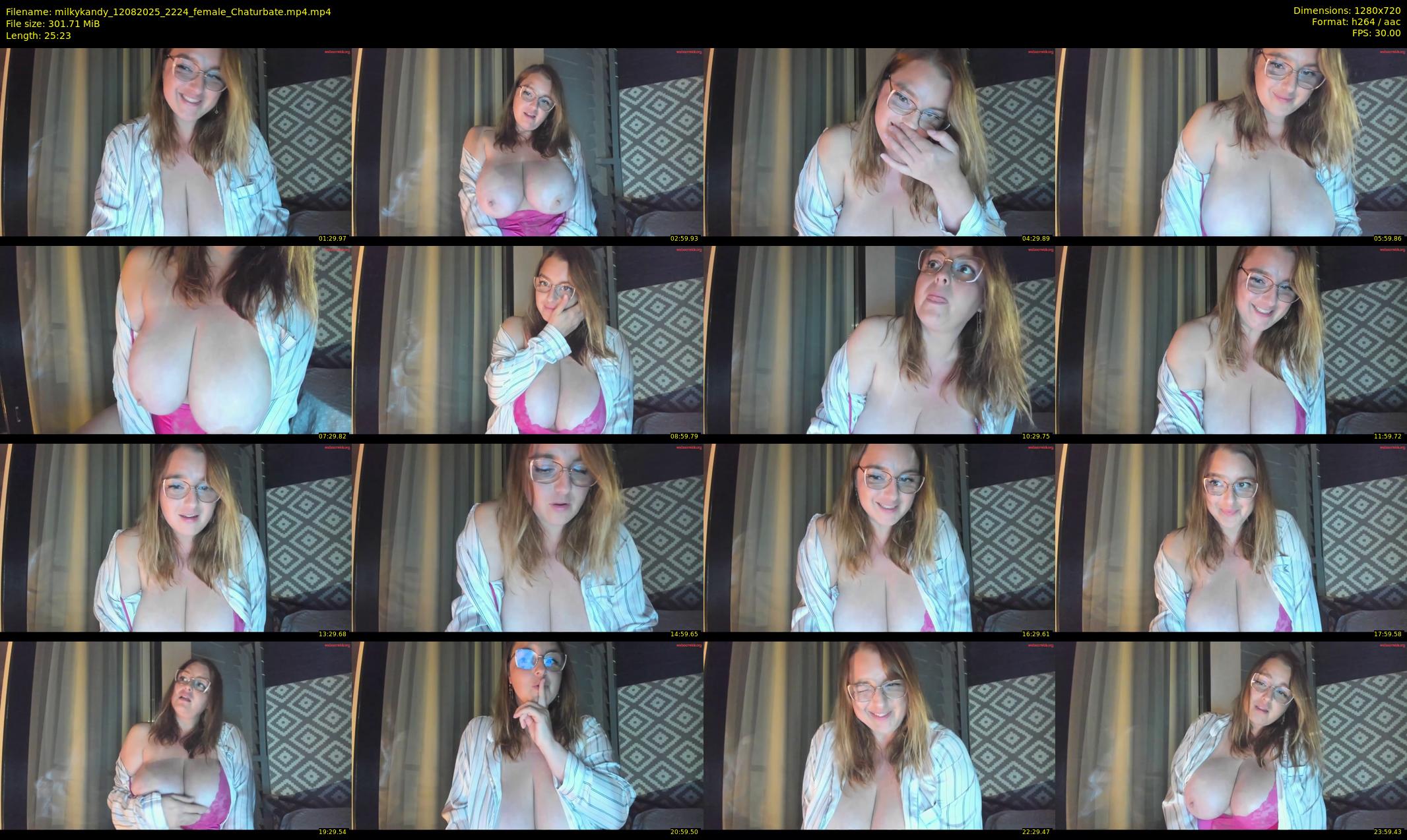 milkykandy — 26 minute Chaturbate female cam show recording, 720p, Aug 12, 2025