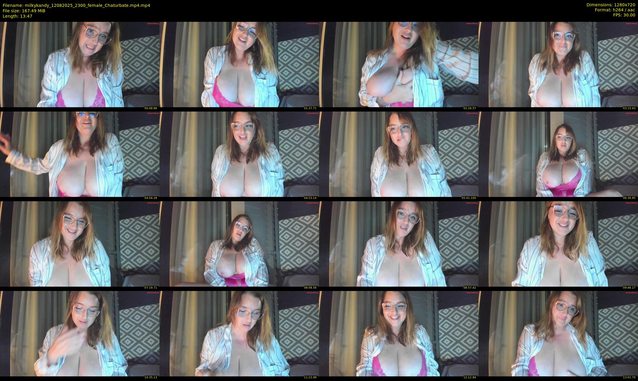 milkykandy — 14 minute Chaturbate female cam show recording, 720p, Aug 12, 2025