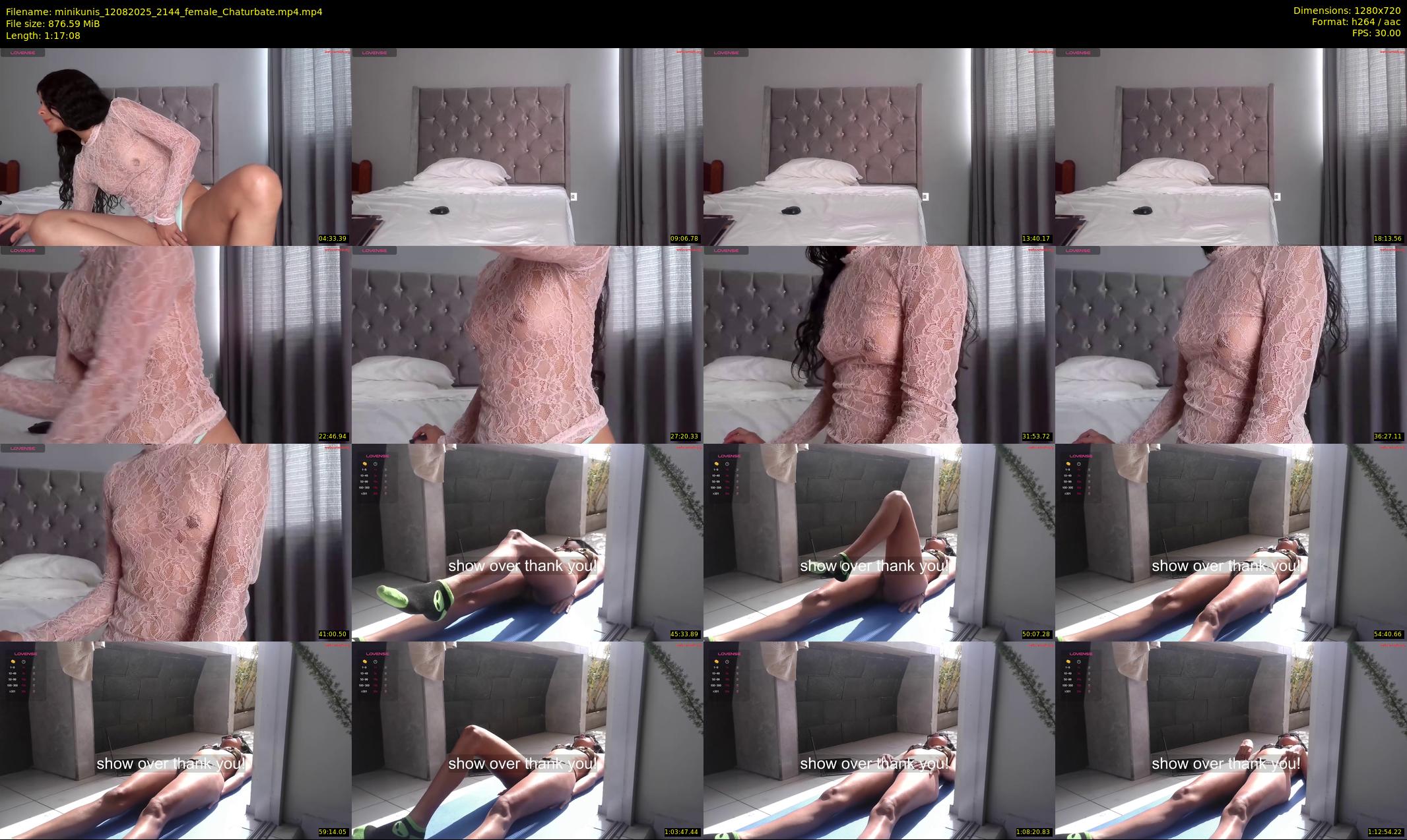 minikunis — 78 minute Chaturbate couple cam show recording, 720p, Aug 12, 2025
