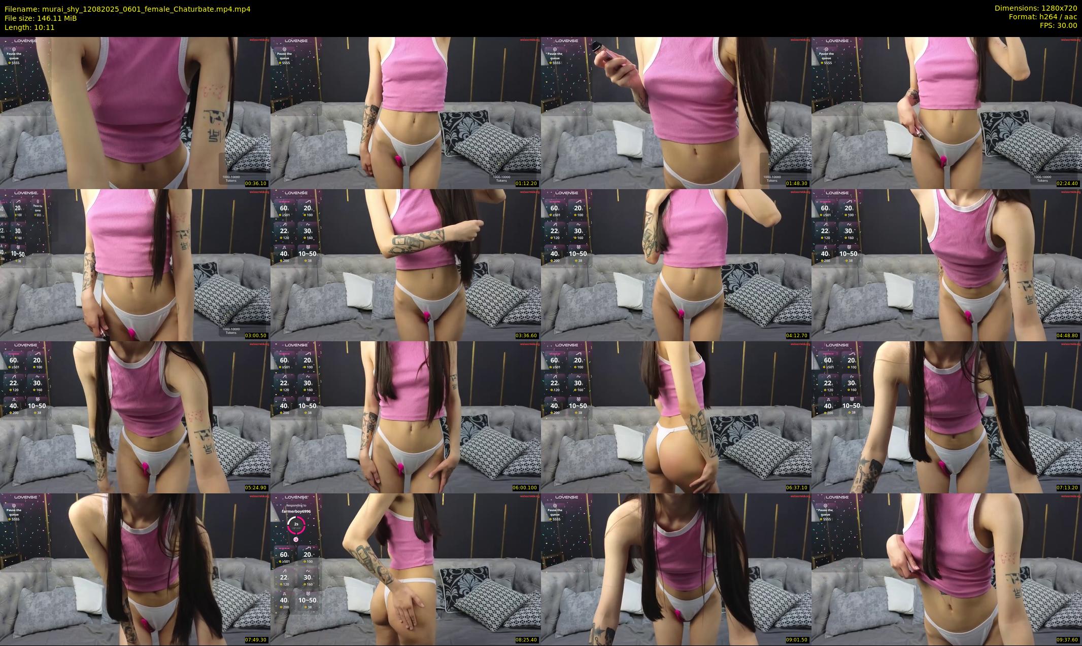 murai_shy — 11 minute Chaturbate female cam show recording, 720p, Aug 12, 2025