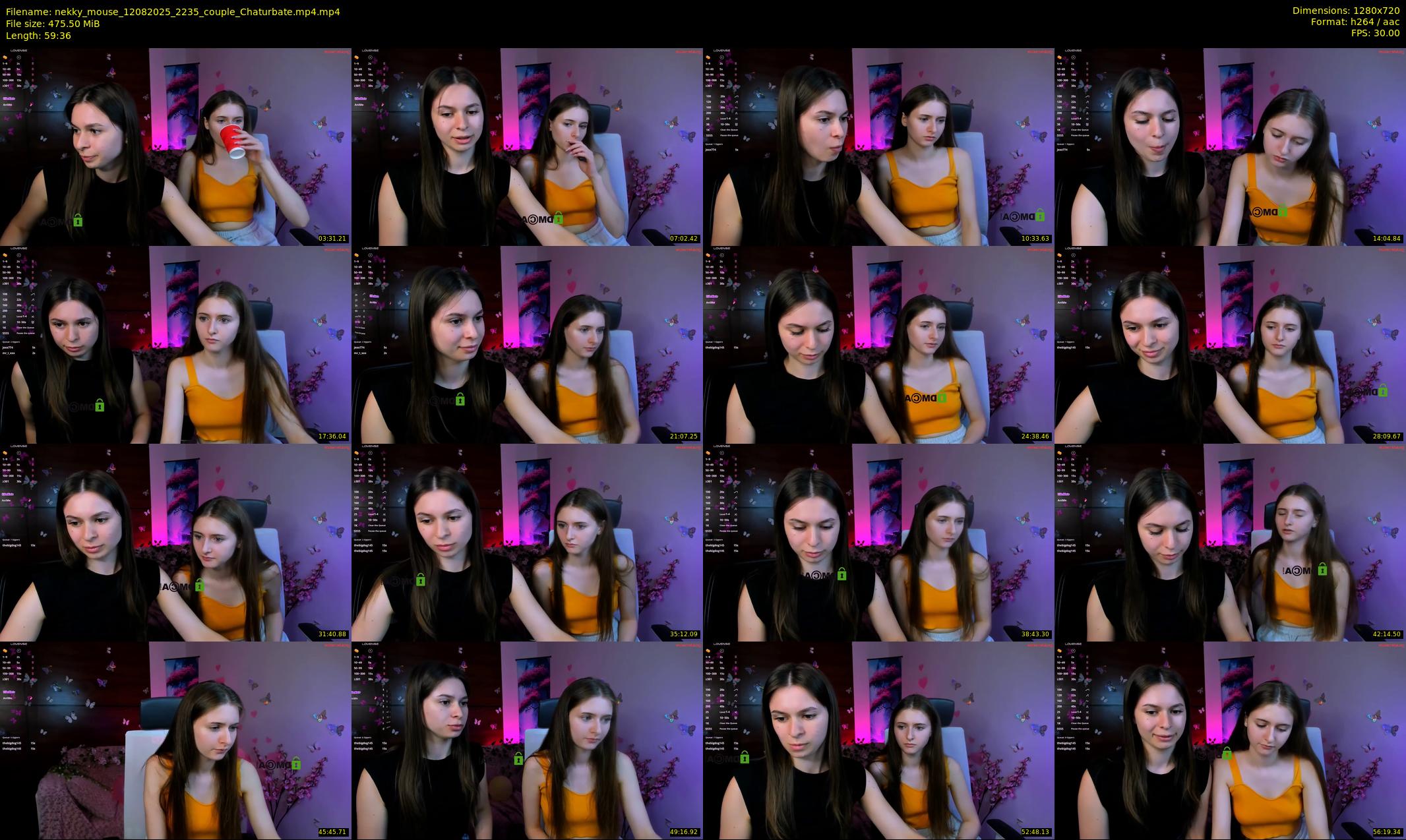 nekky_mouse — 60 minute Chaturbate female cam show recording, 720p, Aug 12, 2025
