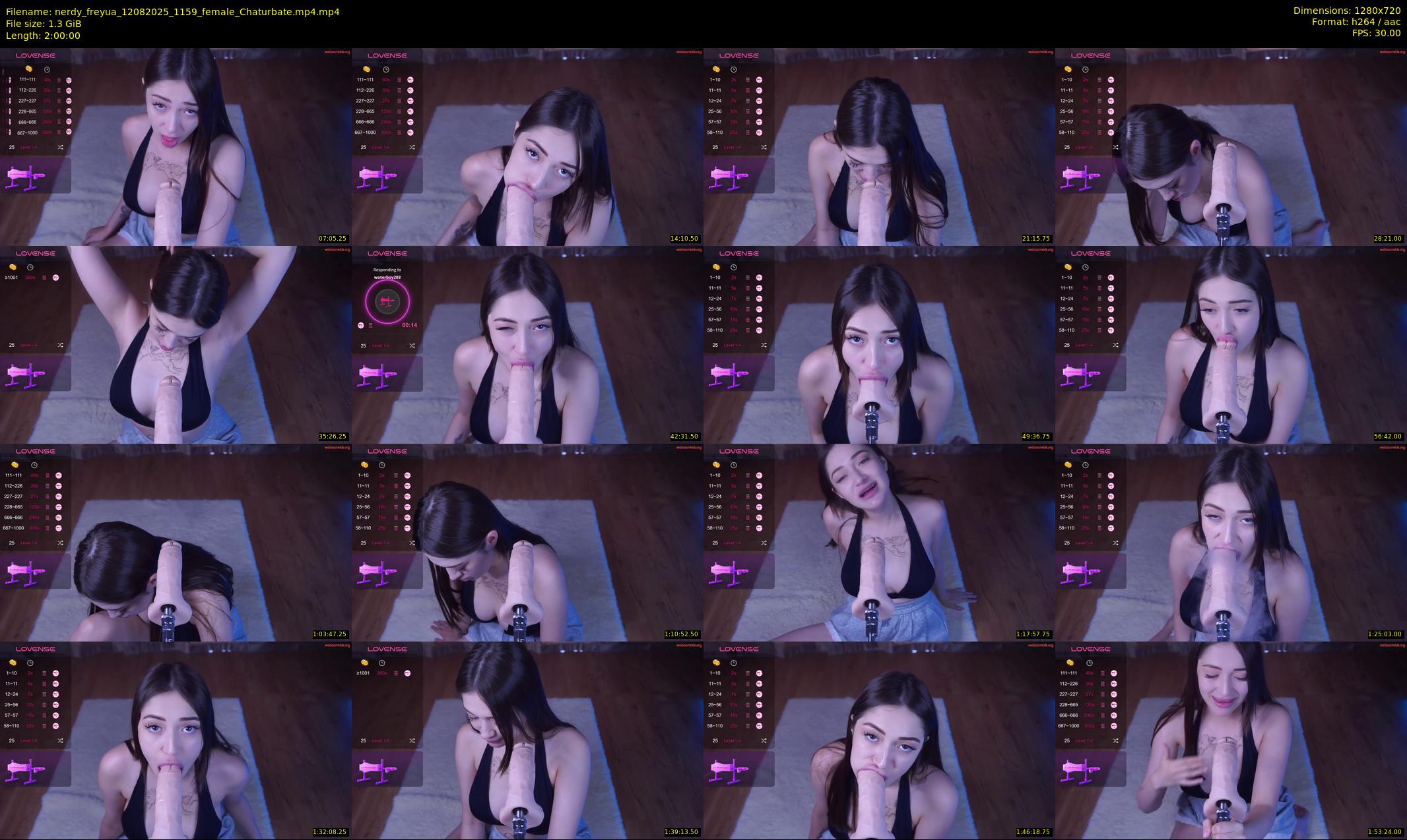 nerdy_freyua — 120 minute Chaturbate female cam show recording, 720p, Aug 12, 2025