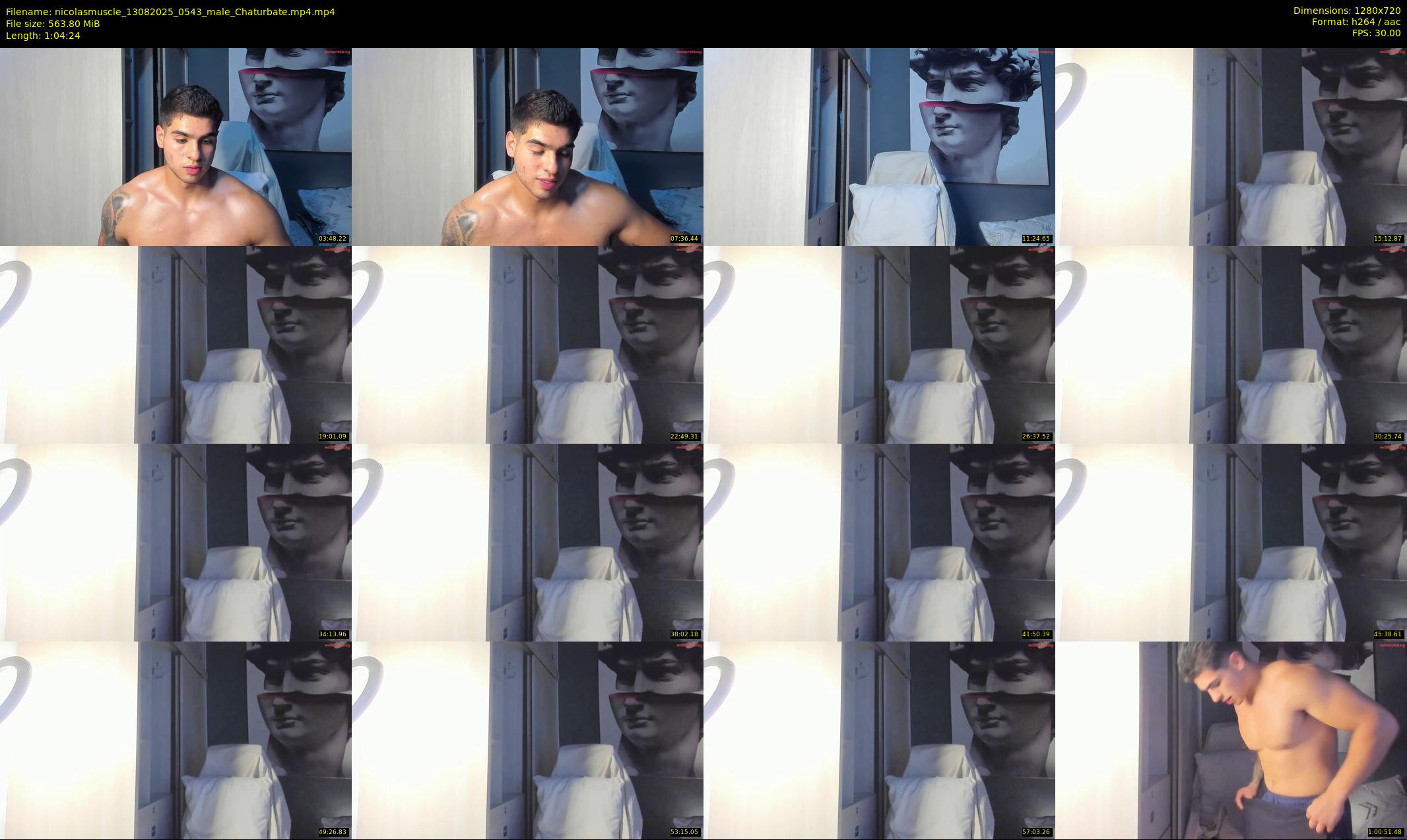 nicolasmuscle — 65 minute Chaturbate male cam show recording, 720p, Aug 13, 2025