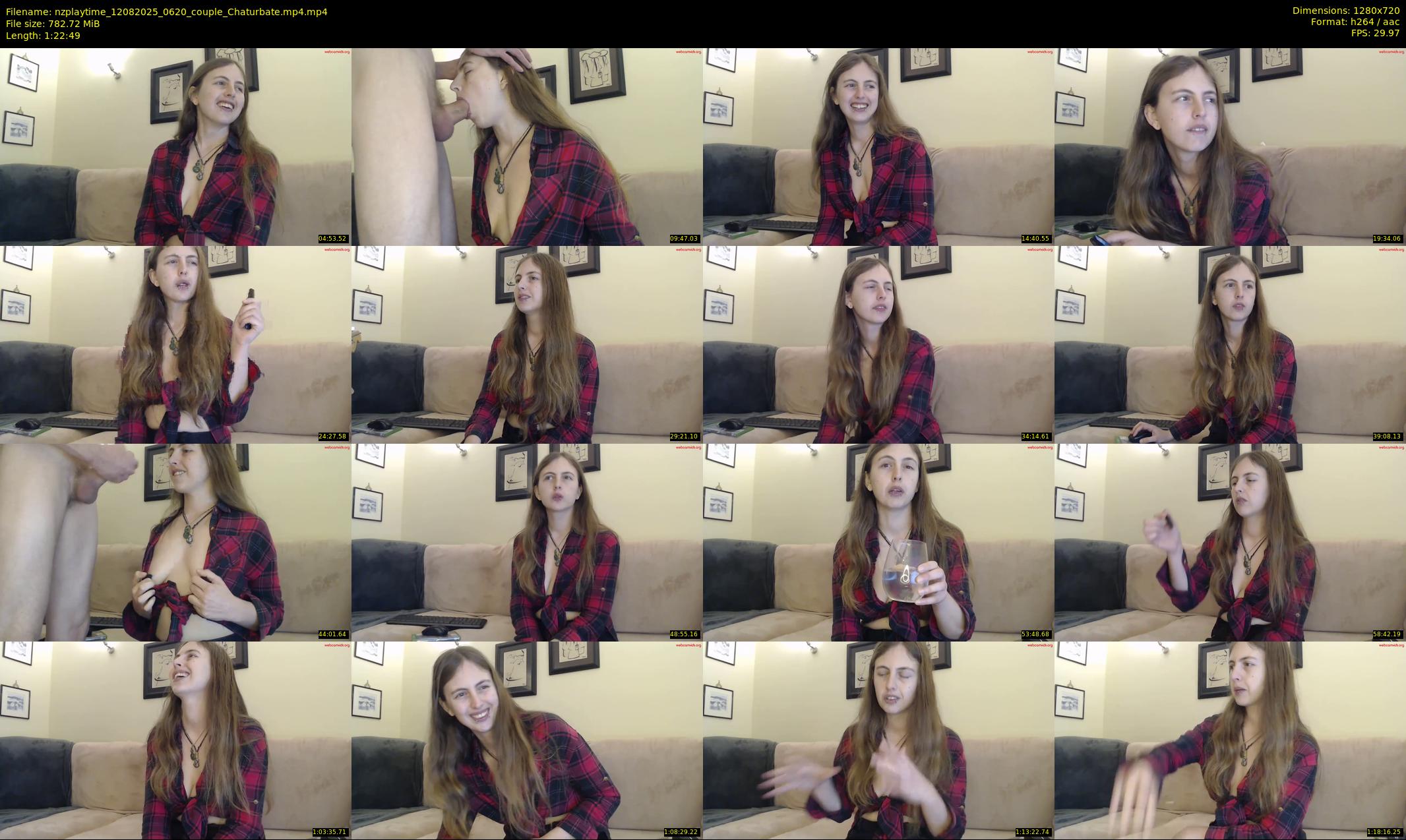 nzplaytime — 83 minute Chaturbate couple cam show recording, 720p, Aug 12, 2025