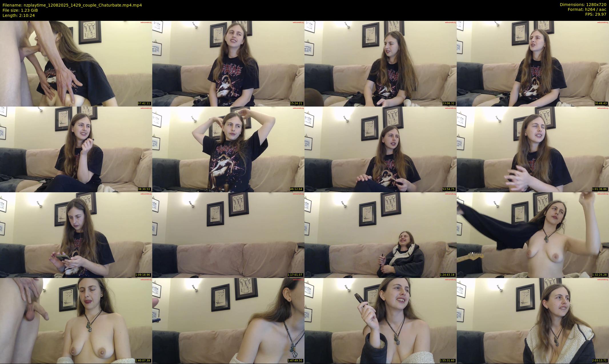 nzplaytime — 131 minute Chaturbate couple cam show recording, 720p, Aug 12, 2025