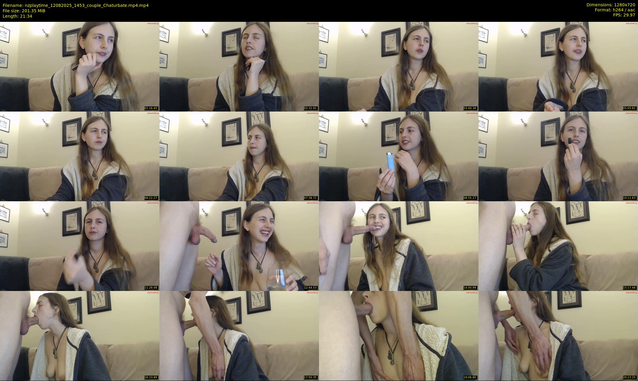 nzplaytime — 22 minute Chaturbate couple cam show recording, 720p, Aug 12, 2025