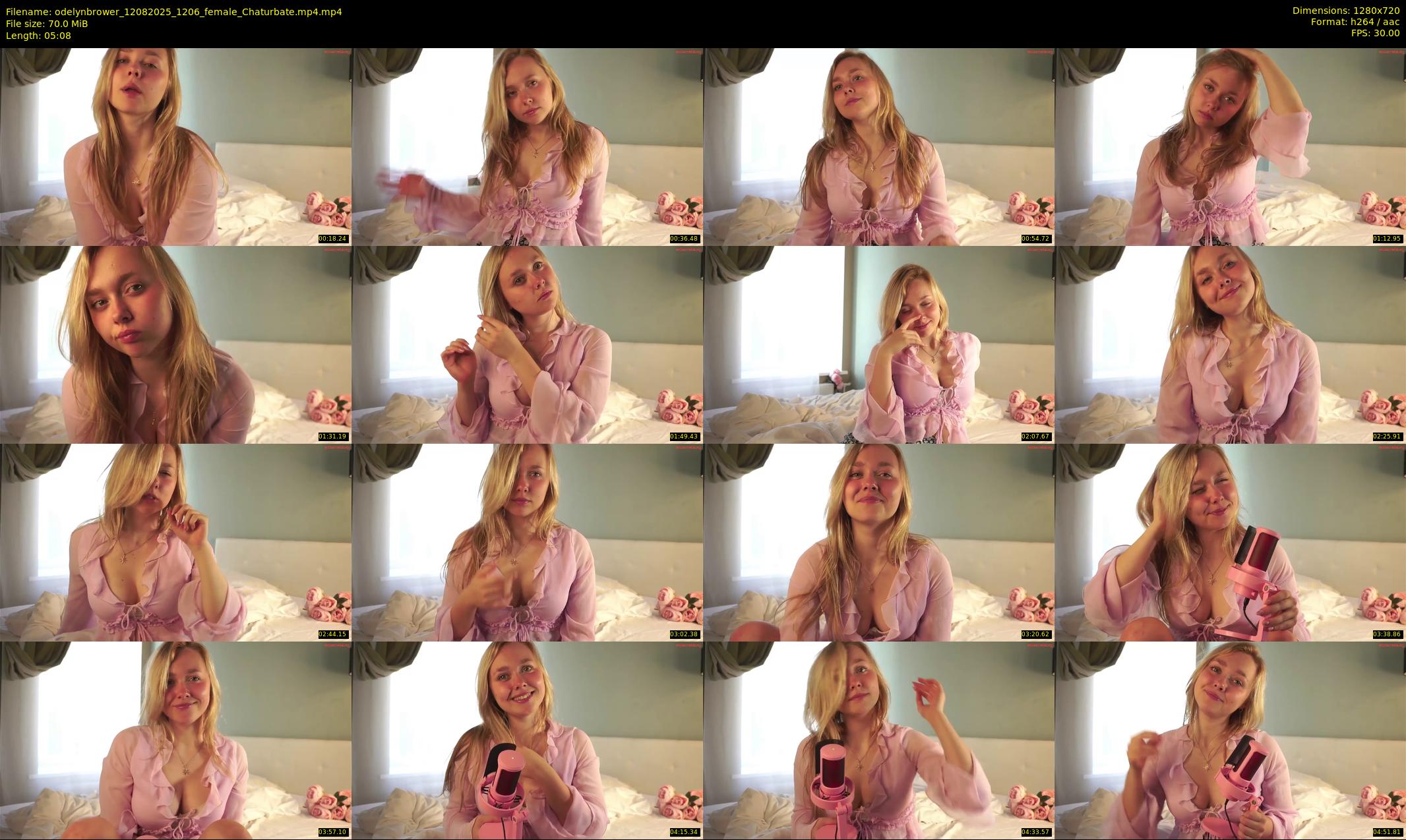 odelynbrower — 6 minute Chaturbate female cam show recording, 720p, Aug 12, 2025