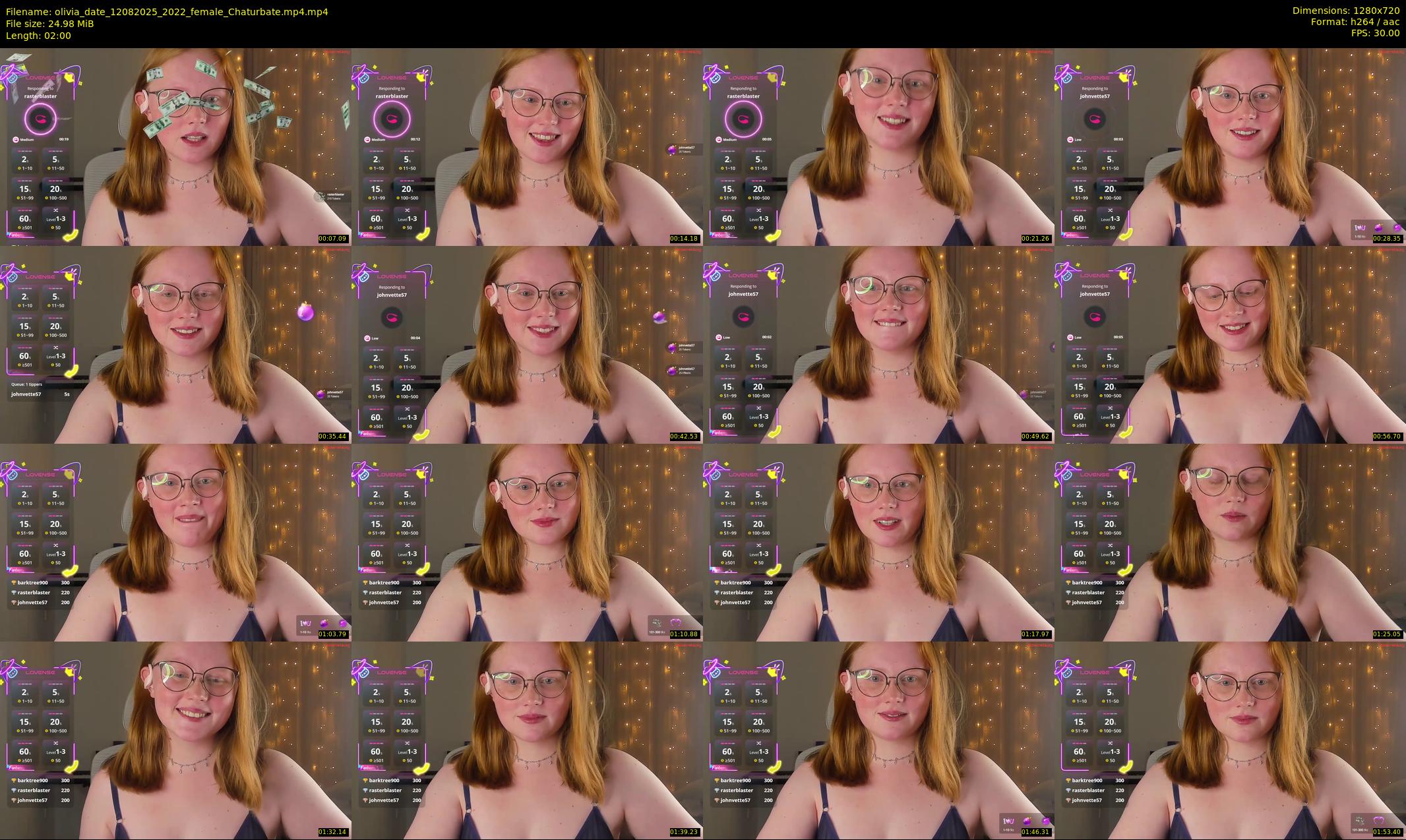 olivia_date — 2 minute Chaturbate female cam show recording, 720p, Aug 12, 2025