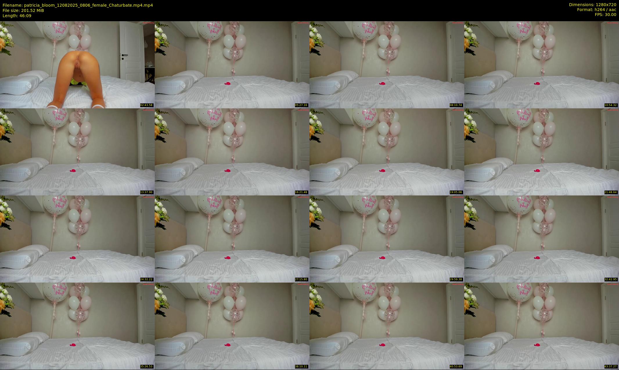 patricia_bloom — 47 minute Chaturbate female cam show recording, 720p, Aug 12, 2025