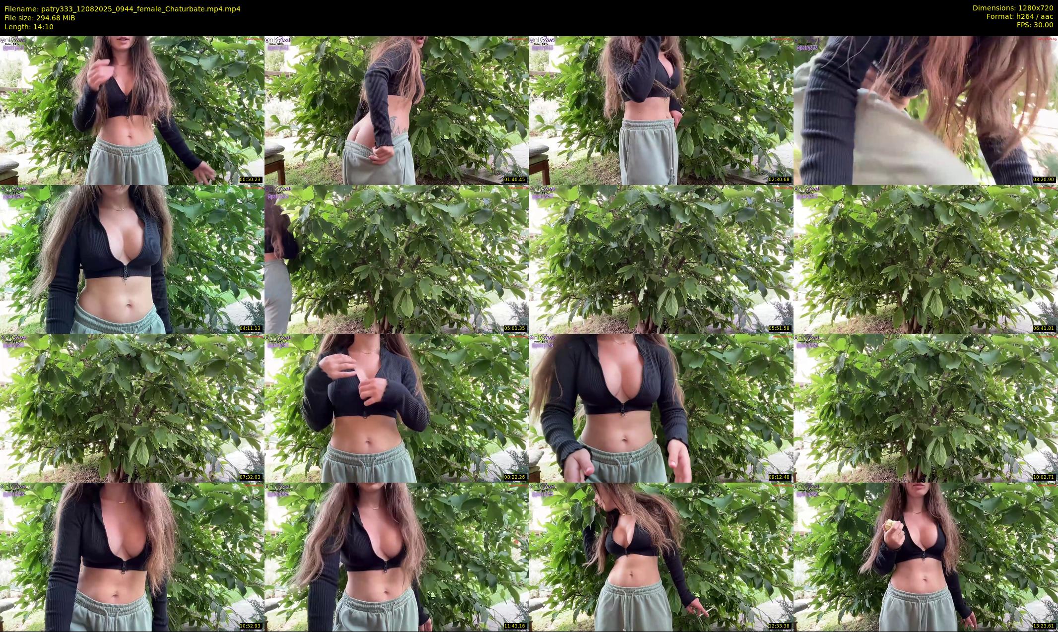 patry333 — 15 minute Chaturbate female cam show recording, 720p, Aug 12, 2025
