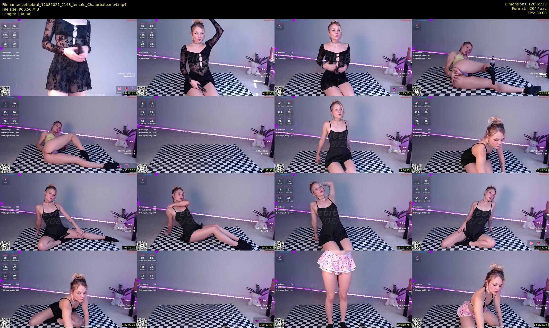 petitebrat — 120 minute Chaturbate female cam show recording, 720p, Aug 12, 2025