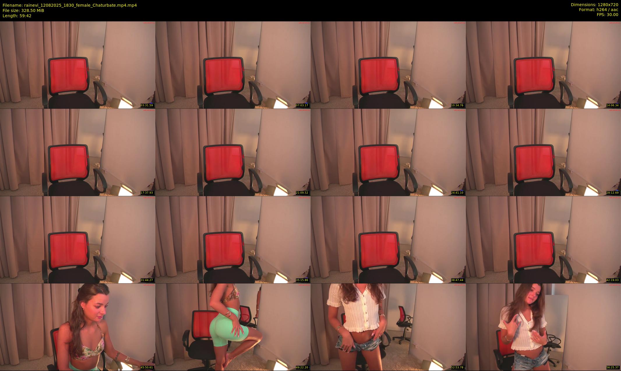 rainevi — 60 minute Chaturbate female cam show recording, 720p, Aug 12, 2025