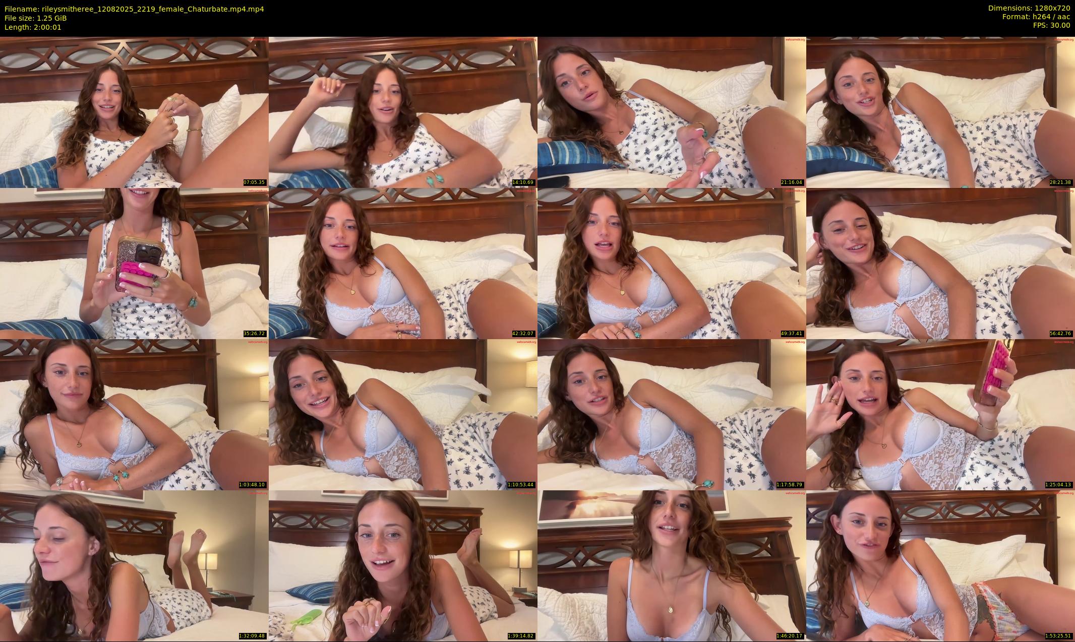rileysmitheree — 121 minute Chaturbate female cam show recording, 720p, Aug 12, 2025