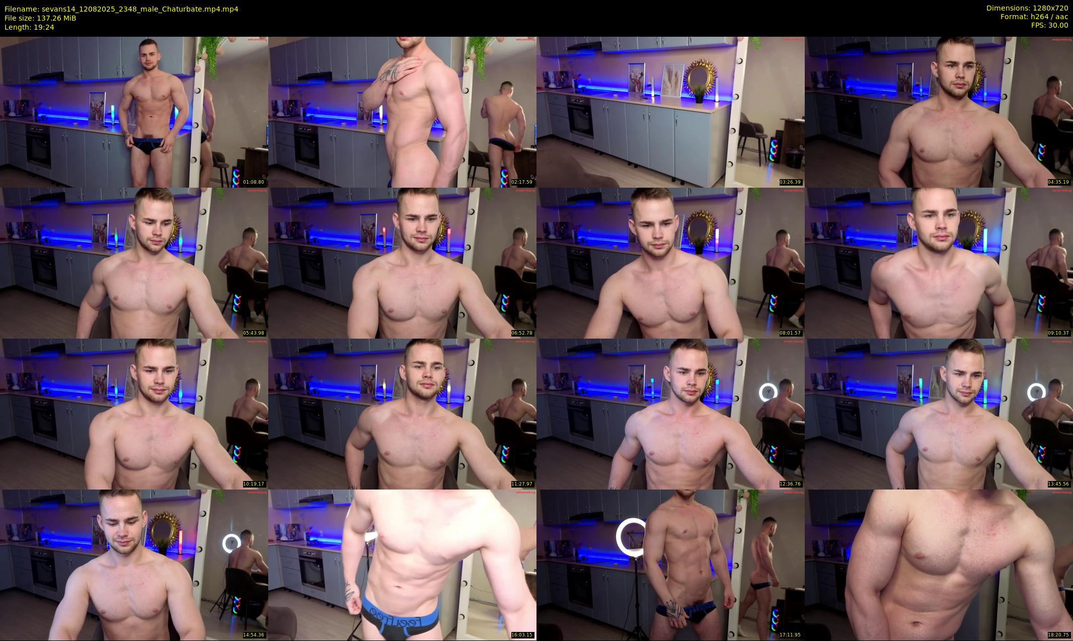 sevans14 — 20 minute Chaturbate male cam show recording, 720p, Aug 12, 2025