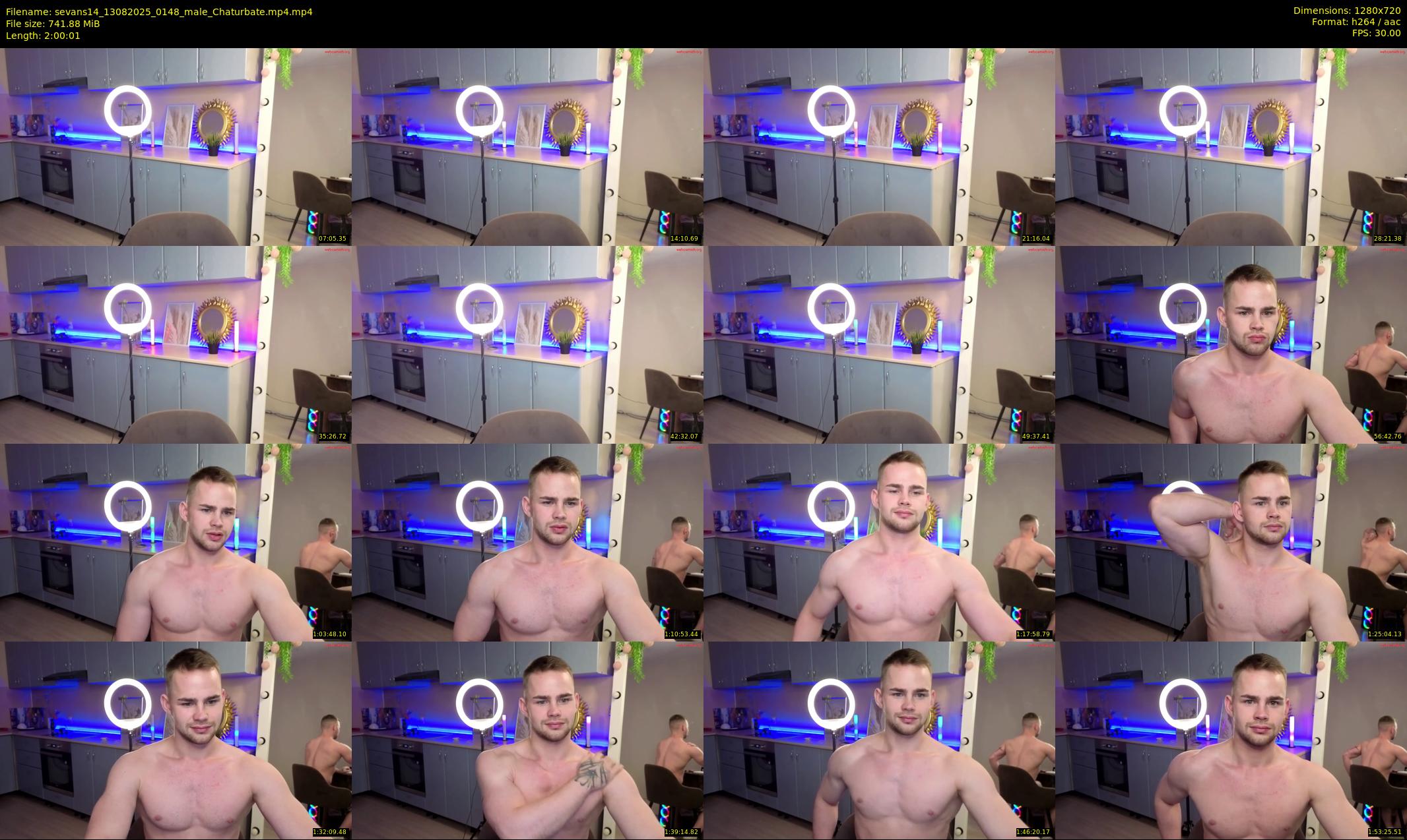 sevans14 — 121 minute Chaturbate male cam show recording, 720p, Aug 13, 2025