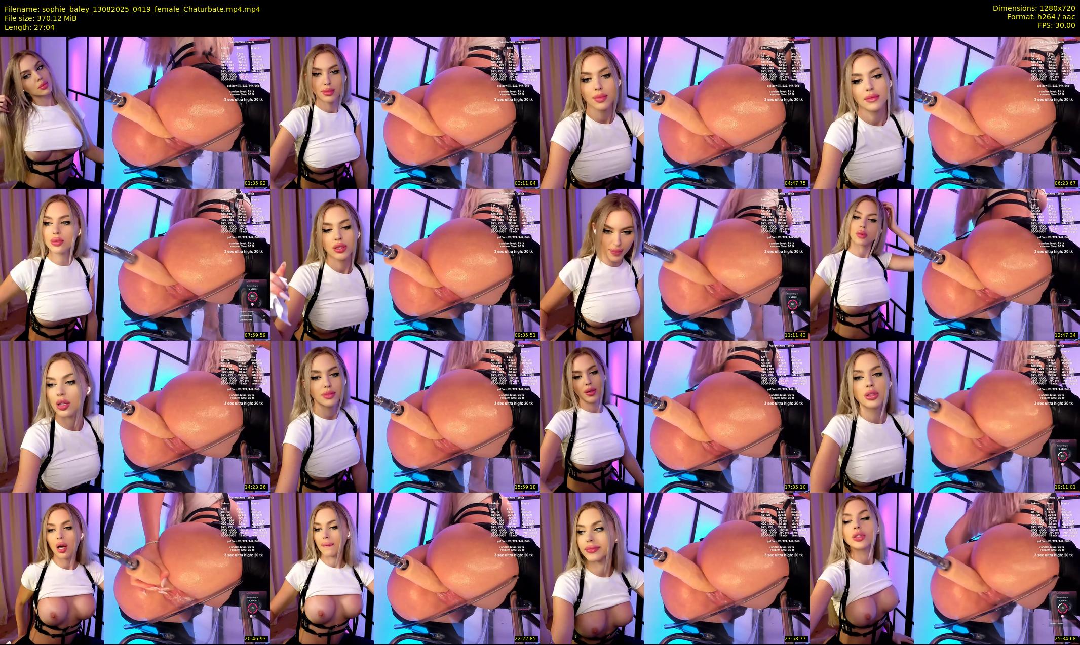 sophie_baley — 28 minute Chaturbate female cam show recording, 720p, Aug 13, 2025