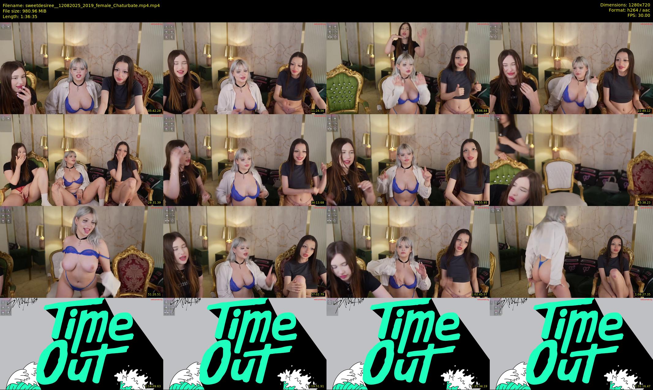 sweetdesiree_ — 97 minute Chaturbate couple cam show recording, 720p, Aug 12, 2025