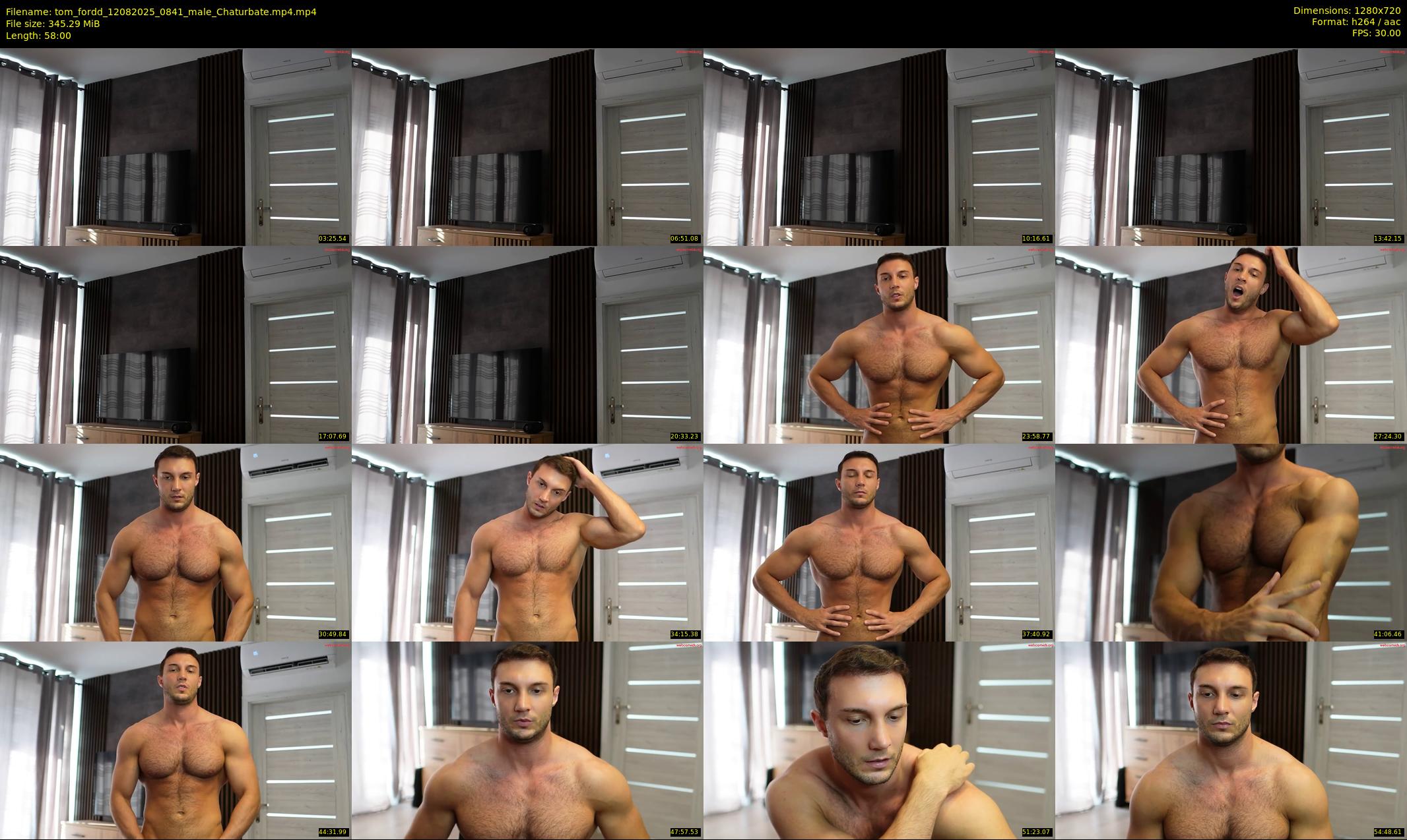 tom_fordd — 58 minute Chaturbate male cam show recording, 720p, Aug 12, 2025