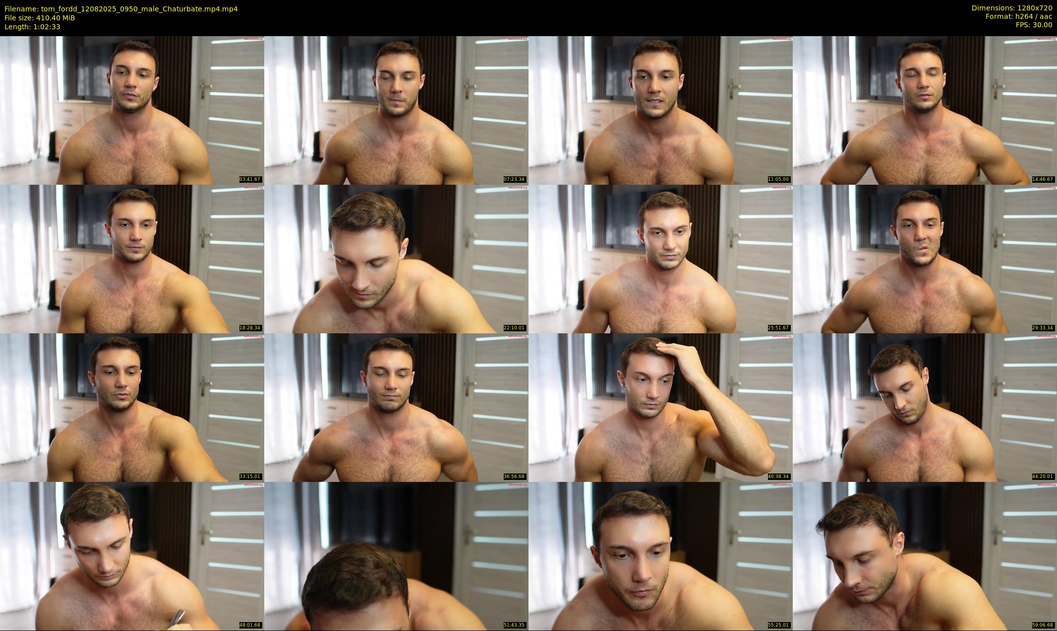 tom_fordd — 63 minute Chaturbate male cam show recording, 720p, Aug 12, 2025
