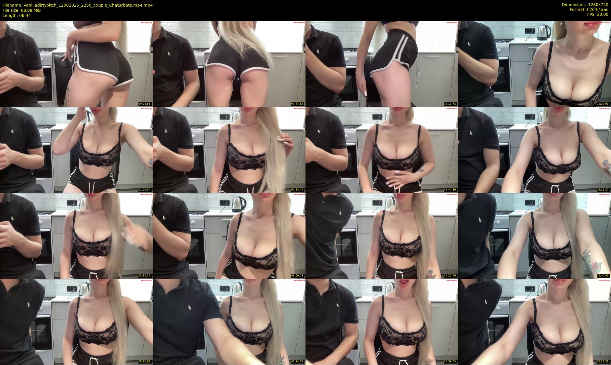 vanilladirtybitch — 7 minute Chaturbate couple cam show recording, 720p, Aug 12, 2025