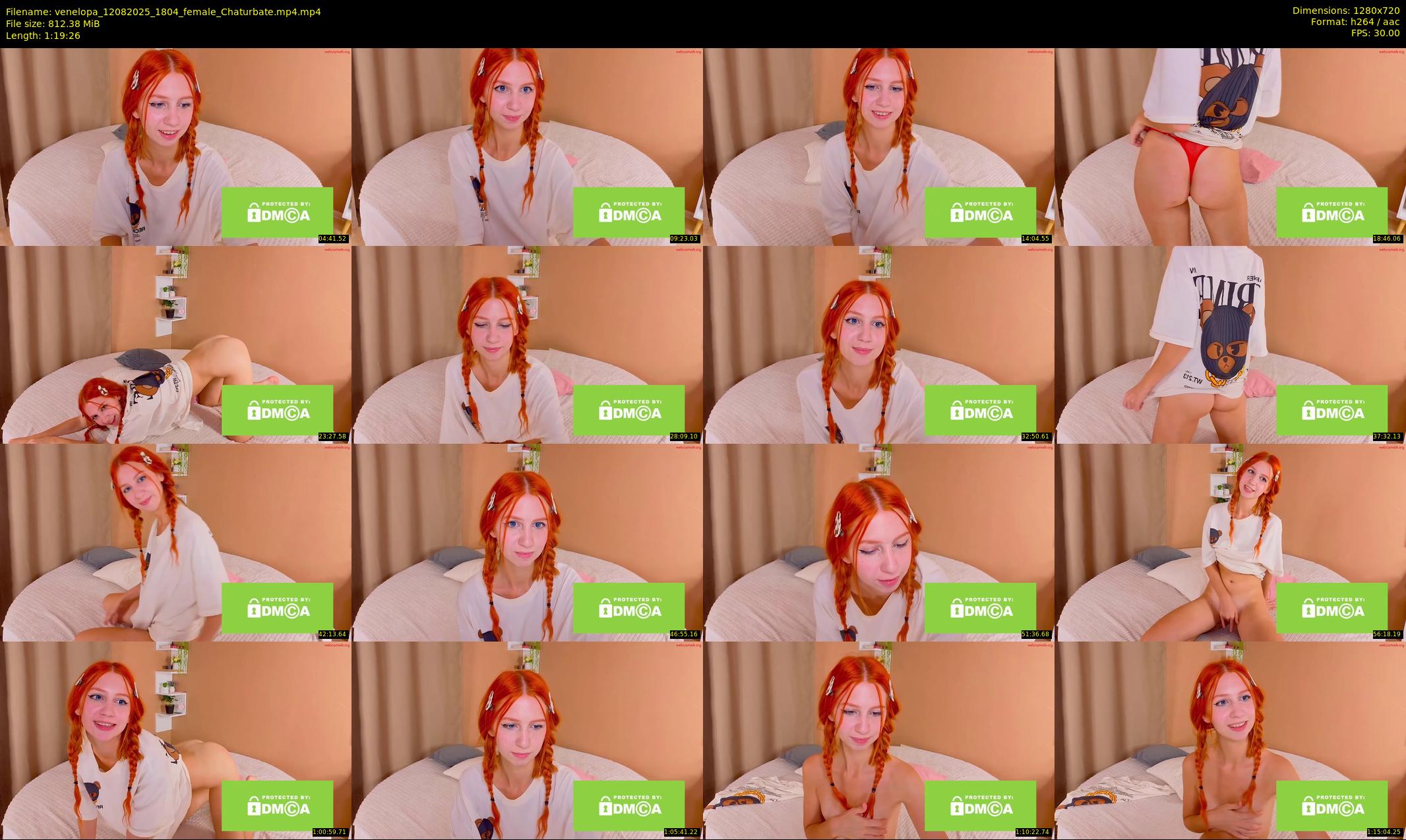 venelopa — 80 minute Chaturbate female cam show recording, 720p, Aug 12, 2025