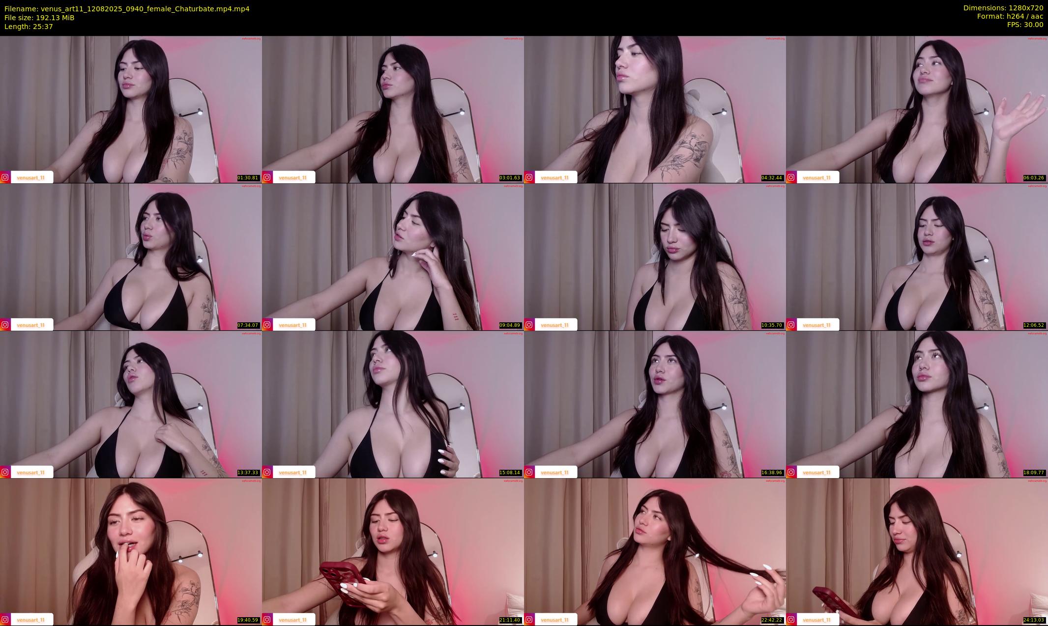 venus_art11 — 26 minute Chaturbate female cam show recording, 720p, Aug 12, 2025