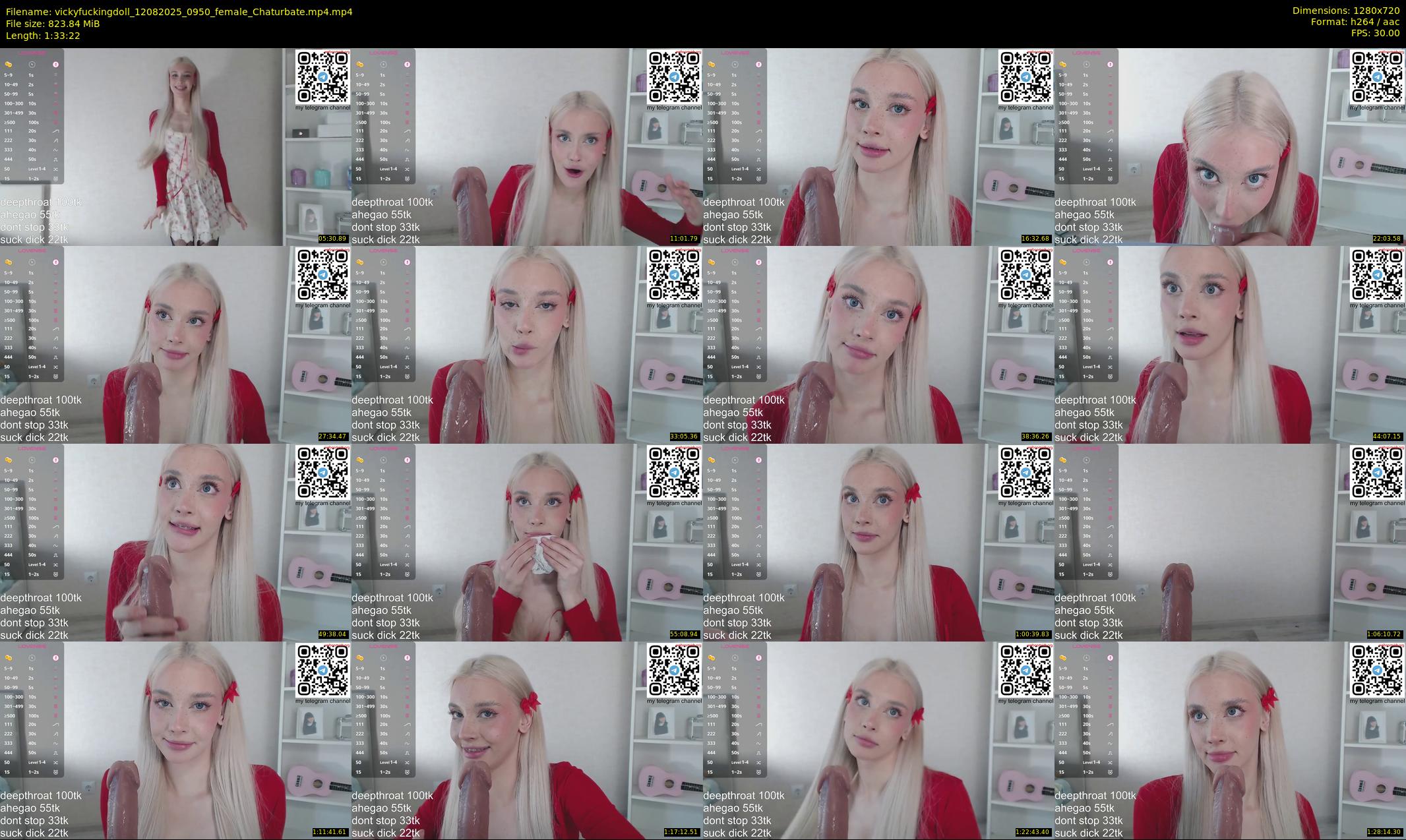 vickyfuckingdoll — 94 minute Chaturbate female cam show recording, 720p, Aug 12, 2025