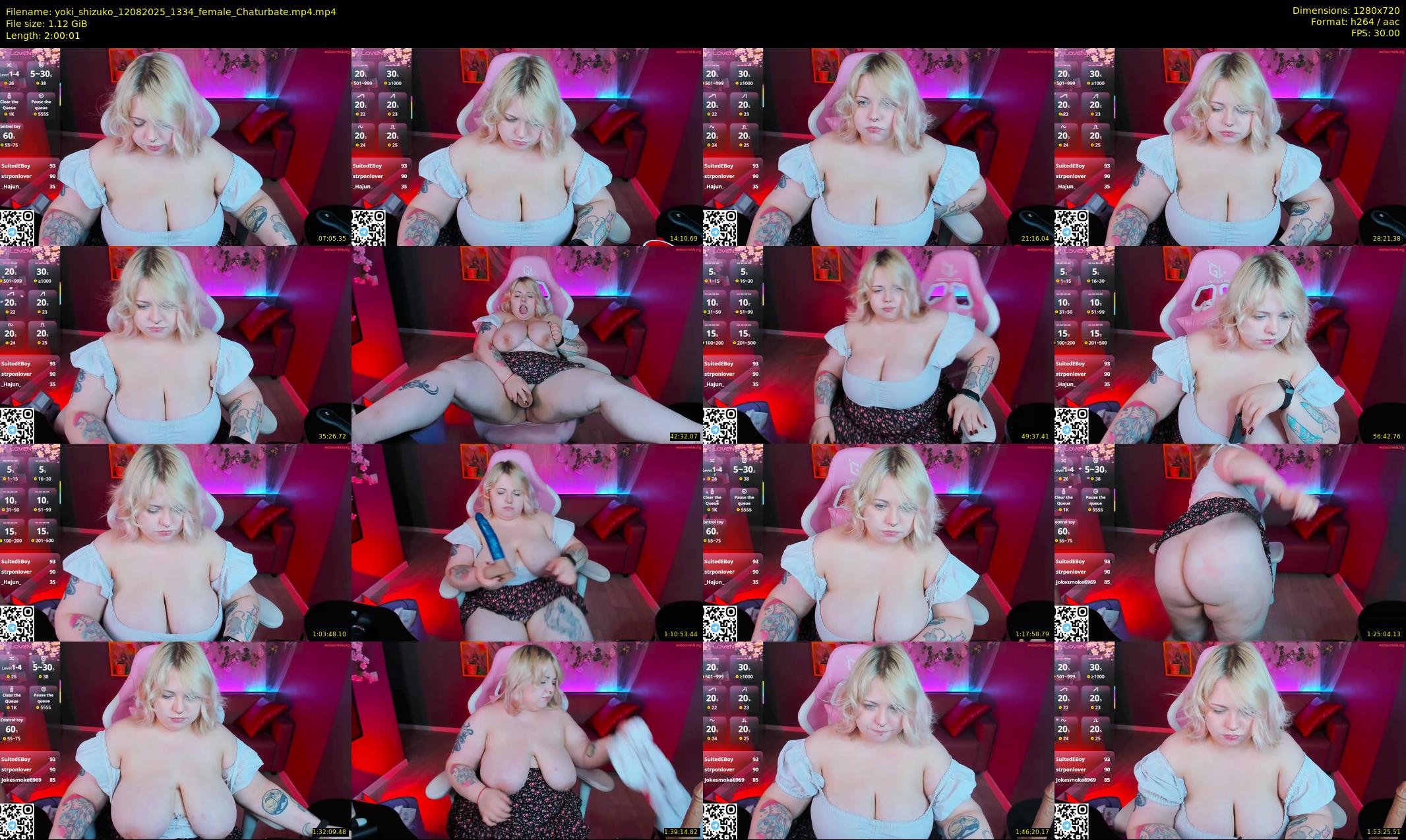 yoki_shizuko — 121 minute Chaturbate female cam show recording, 720p, Aug 12, 2025