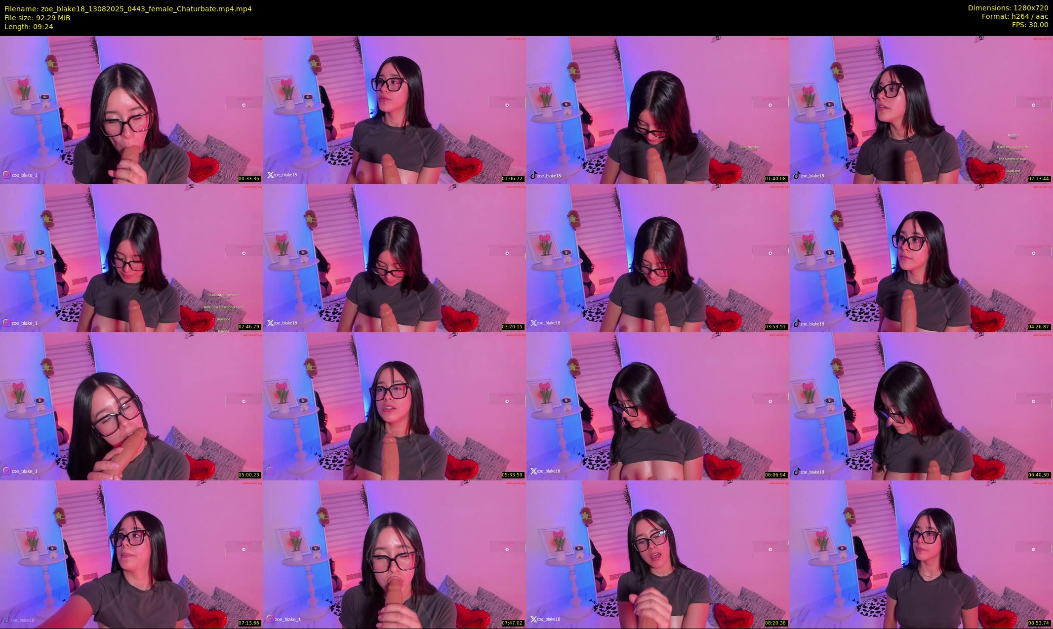 zoe_blake18 — 10 minute Chaturbate female cam show recording, 720p, Aug 13, 2025