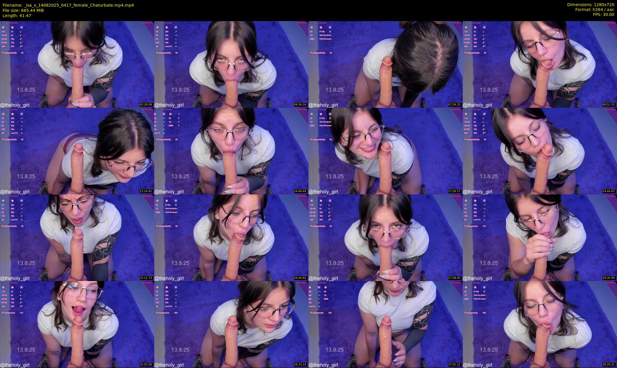 _isa_x — 42 minute Chaturbate female cam show recording, 720p, Aug 14, 2025