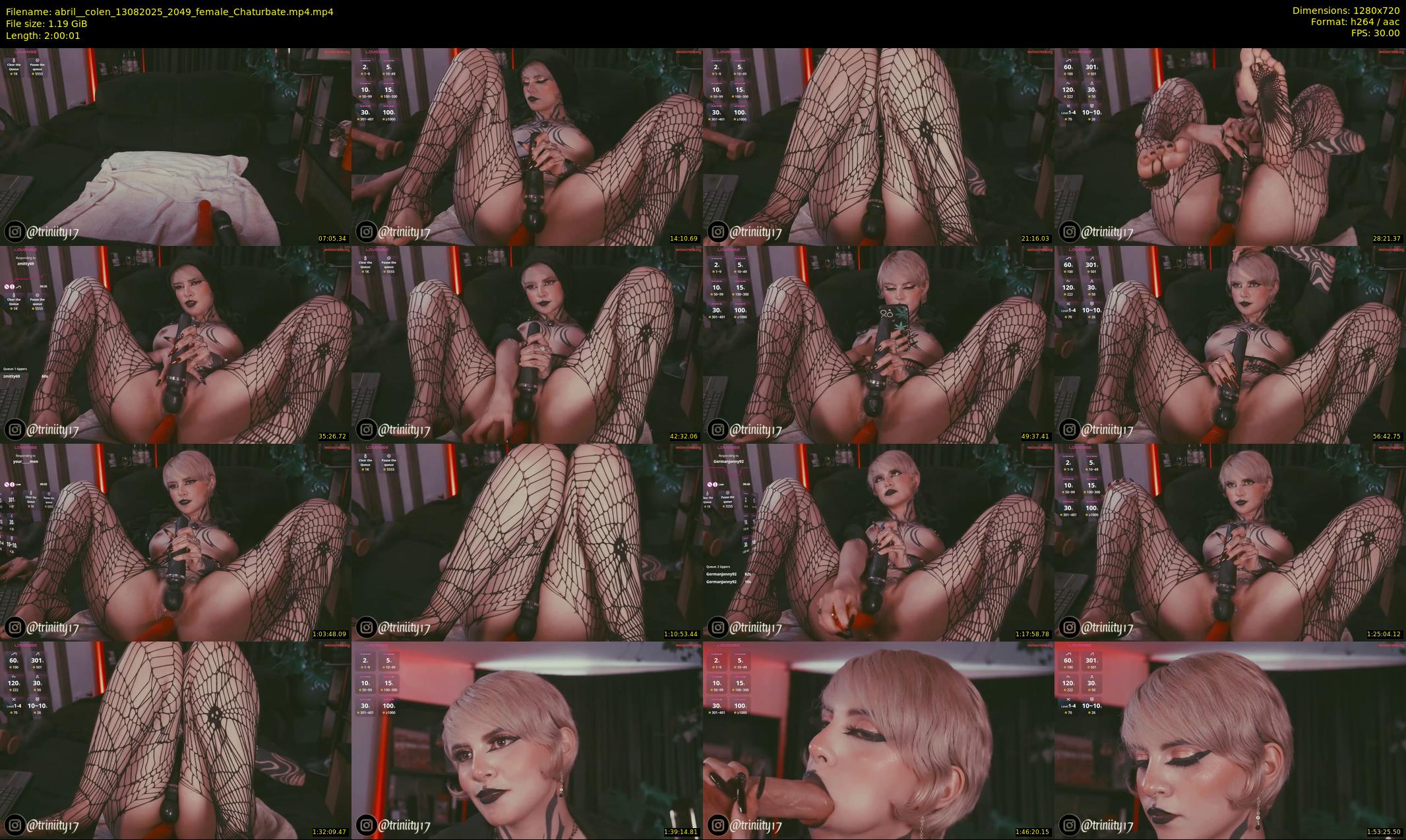 abril__colen — 121 minute Chaturbate female cam show recording, 720p, Aug 13, 2025
