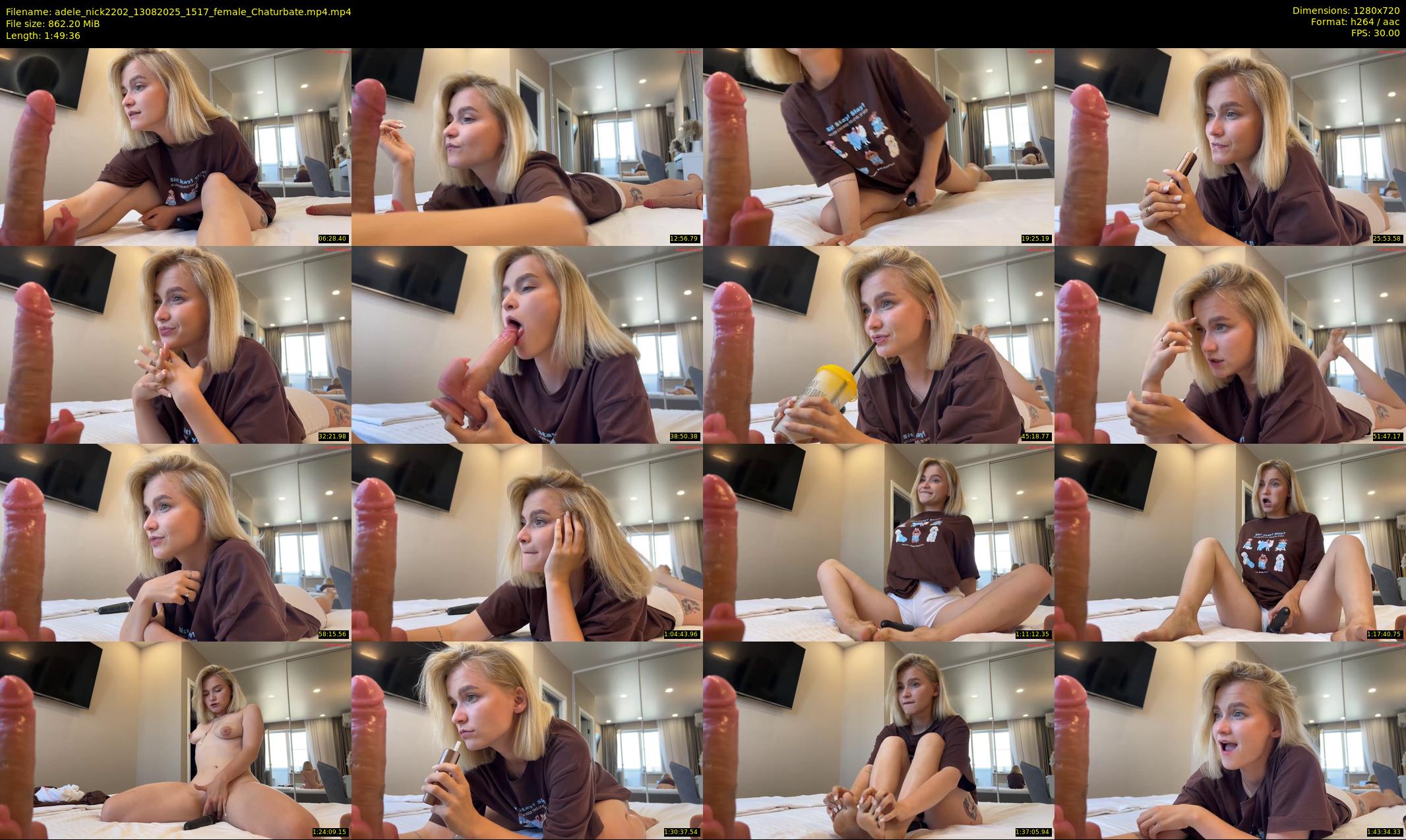 adele_nick2202 — 110 minute Chaturbate couple cam show recording, 720p, Aug 13, 2025