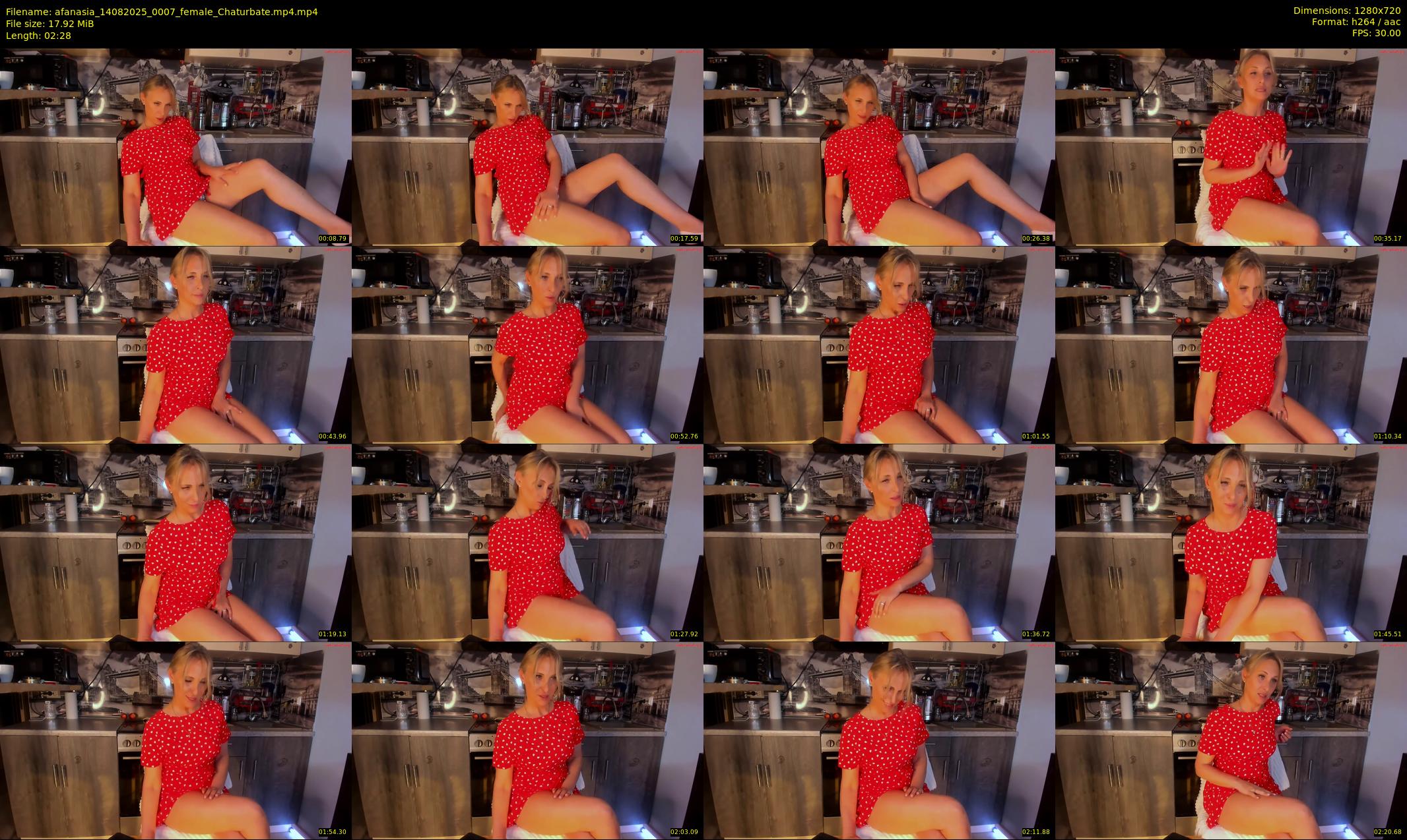 afanasia — 3 minute Chaturbate female cam show recording, 720p, Aug 14, 2025