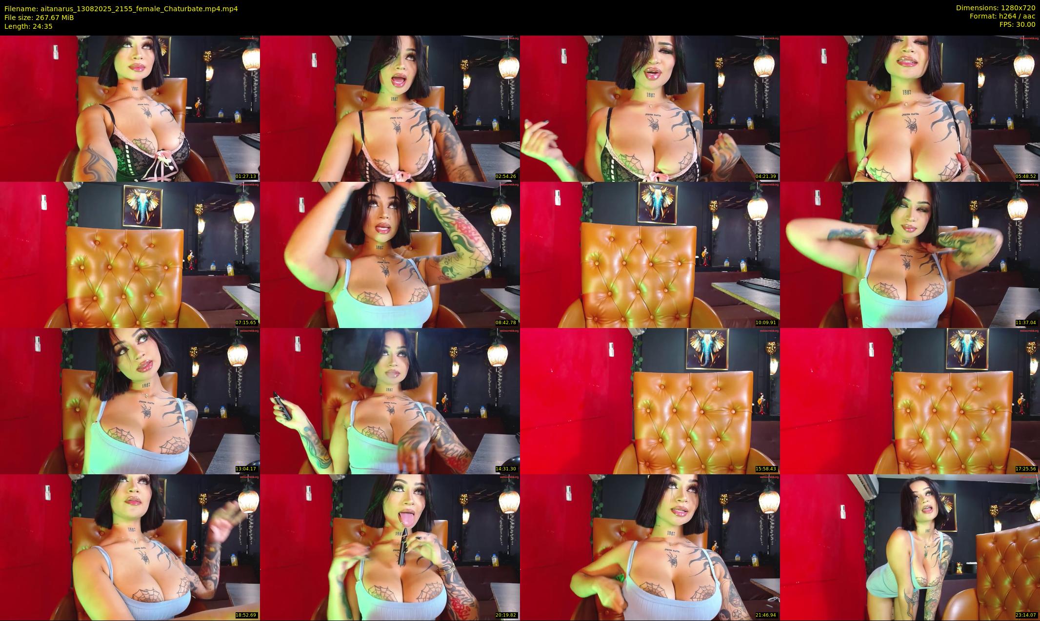 aitanarus — 25 minute Chaturbate female cam show recording, 720p, Aug 13, 2025