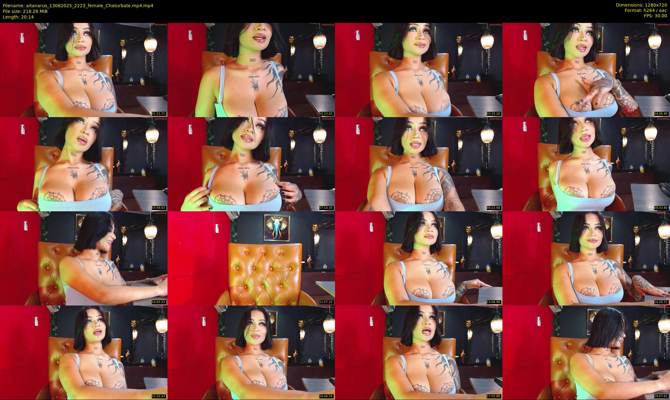 aitanarus — 21 minute Chaturbate female cam show recording, 720p, Aug 13, 2025