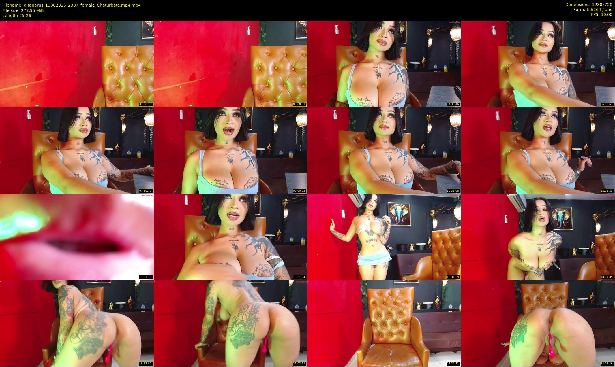 aitanarus — 26 minute Chaturbate female cam show recording, 720p, Aug 13, 2025