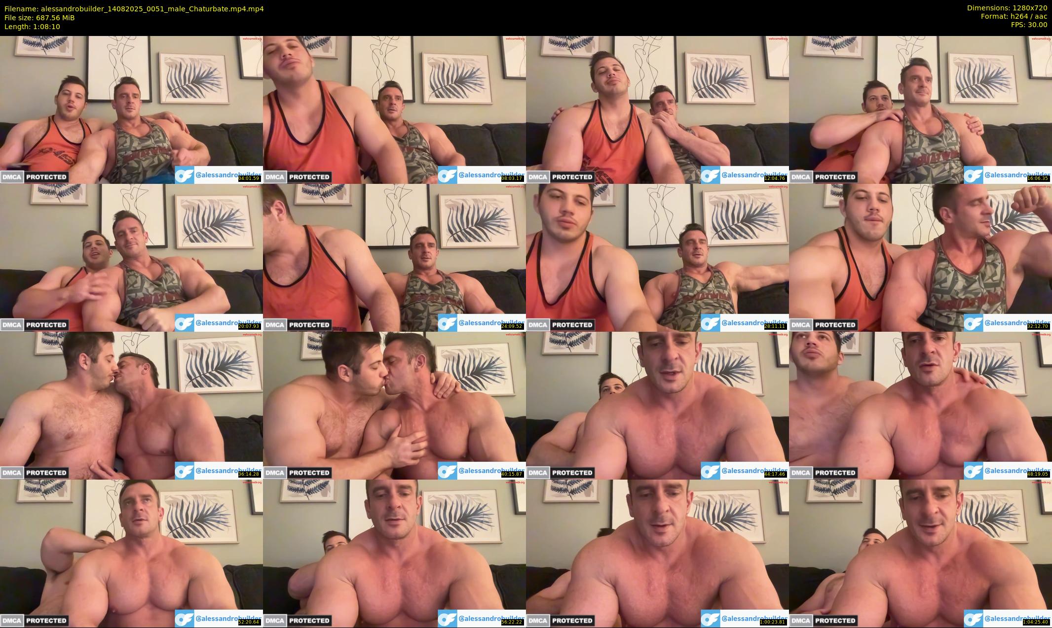 alessandrobuilder — 69 minute Chaturbate couple cam show recording, 720p, Aug 14, 2025