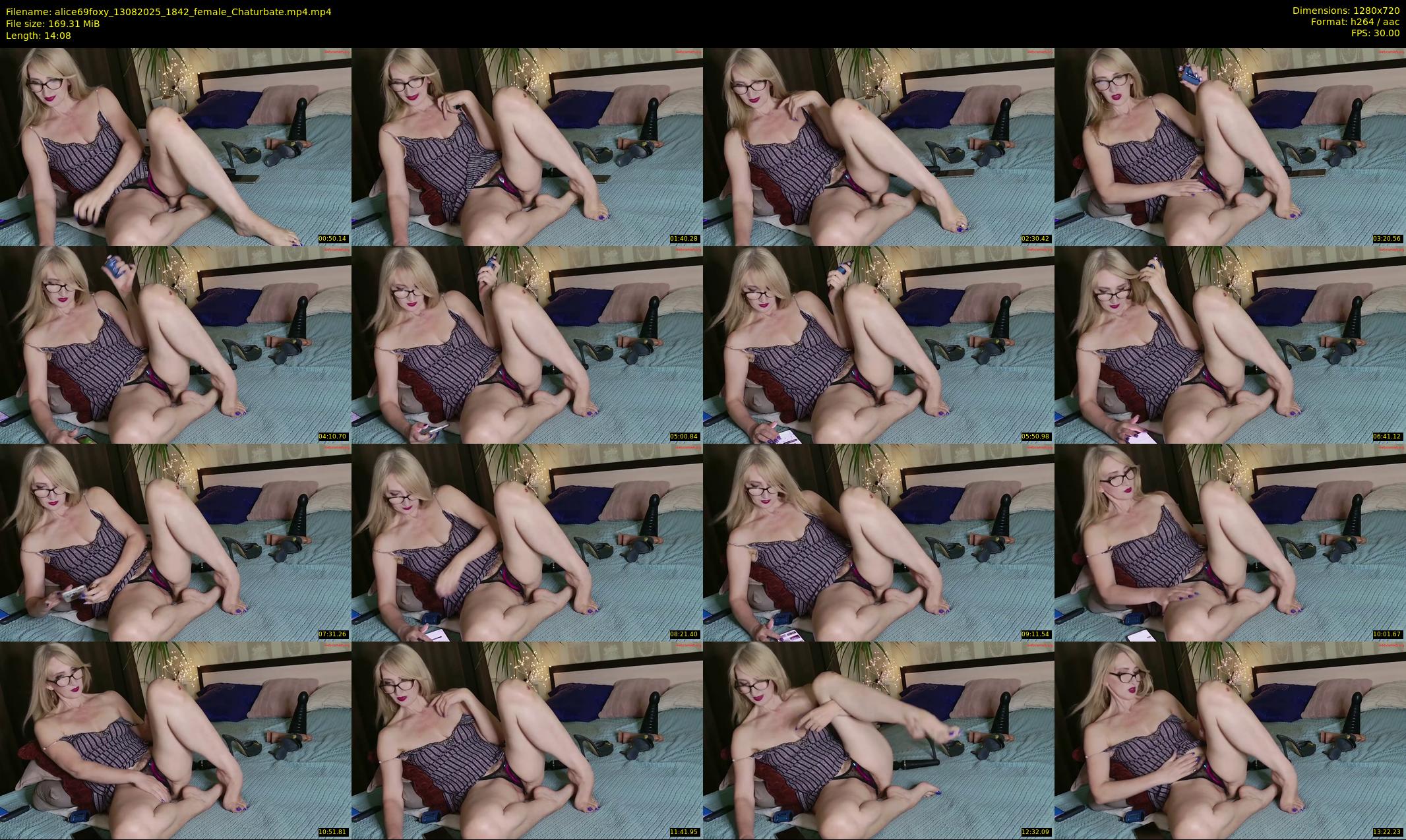 alice69foxy — 15 minute Chaturbate female cam show recording, 720p, Aug 13, 2025