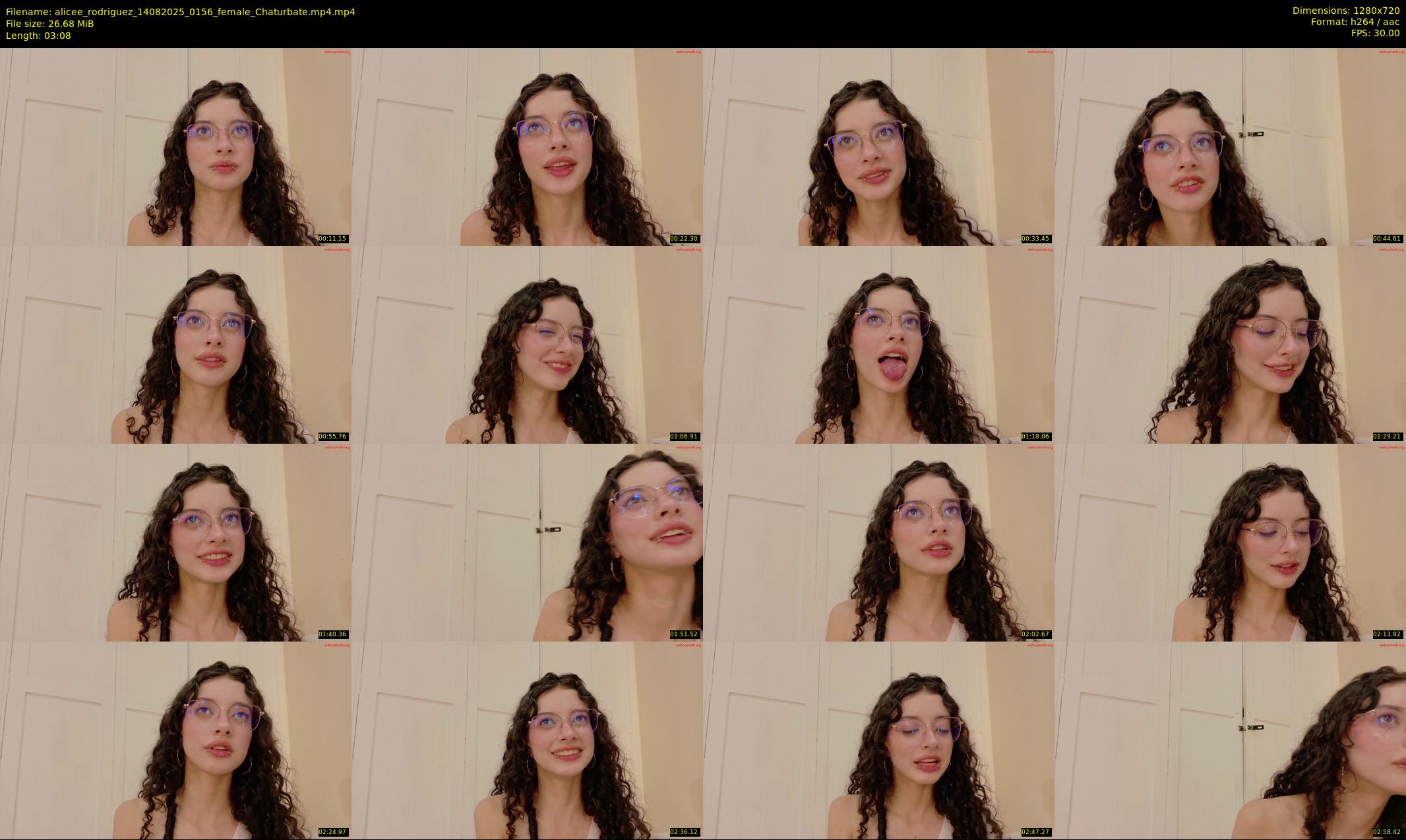 alicee_rodriguez — 4 minute Chaturbate female cam show recording, 720p, Aug 14, 2025