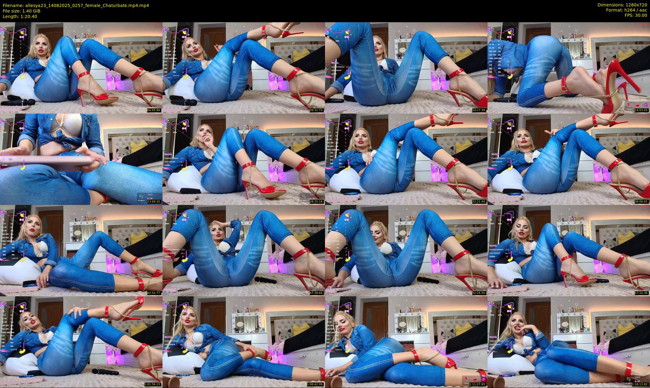 allesya23 — 81 minute Chaturbate female cam show recording, 720p, Aug 14, 2025