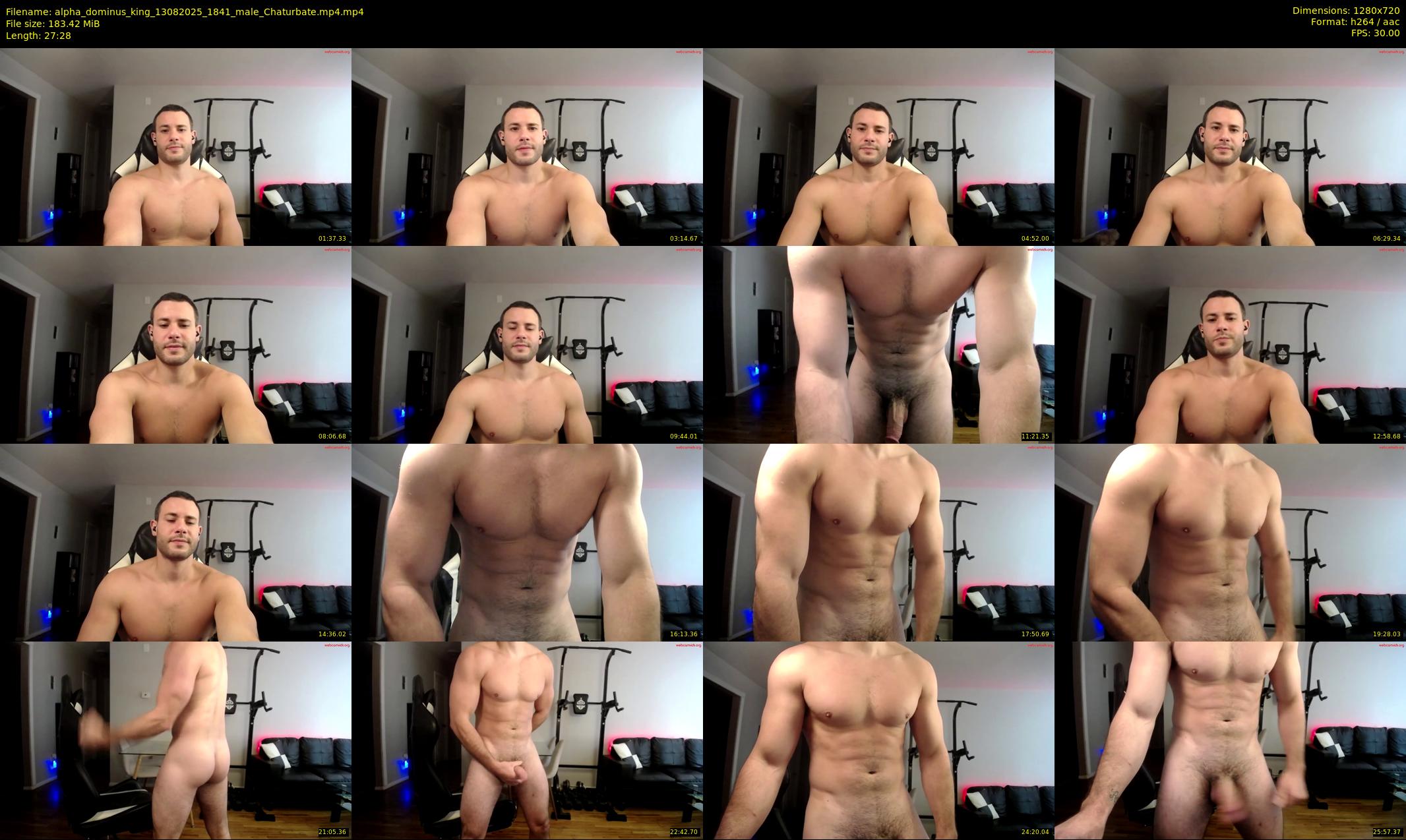 alpha_dominus_king — 28 minute Chaturbate male cam show recording, 720p, Aug 13, 2025