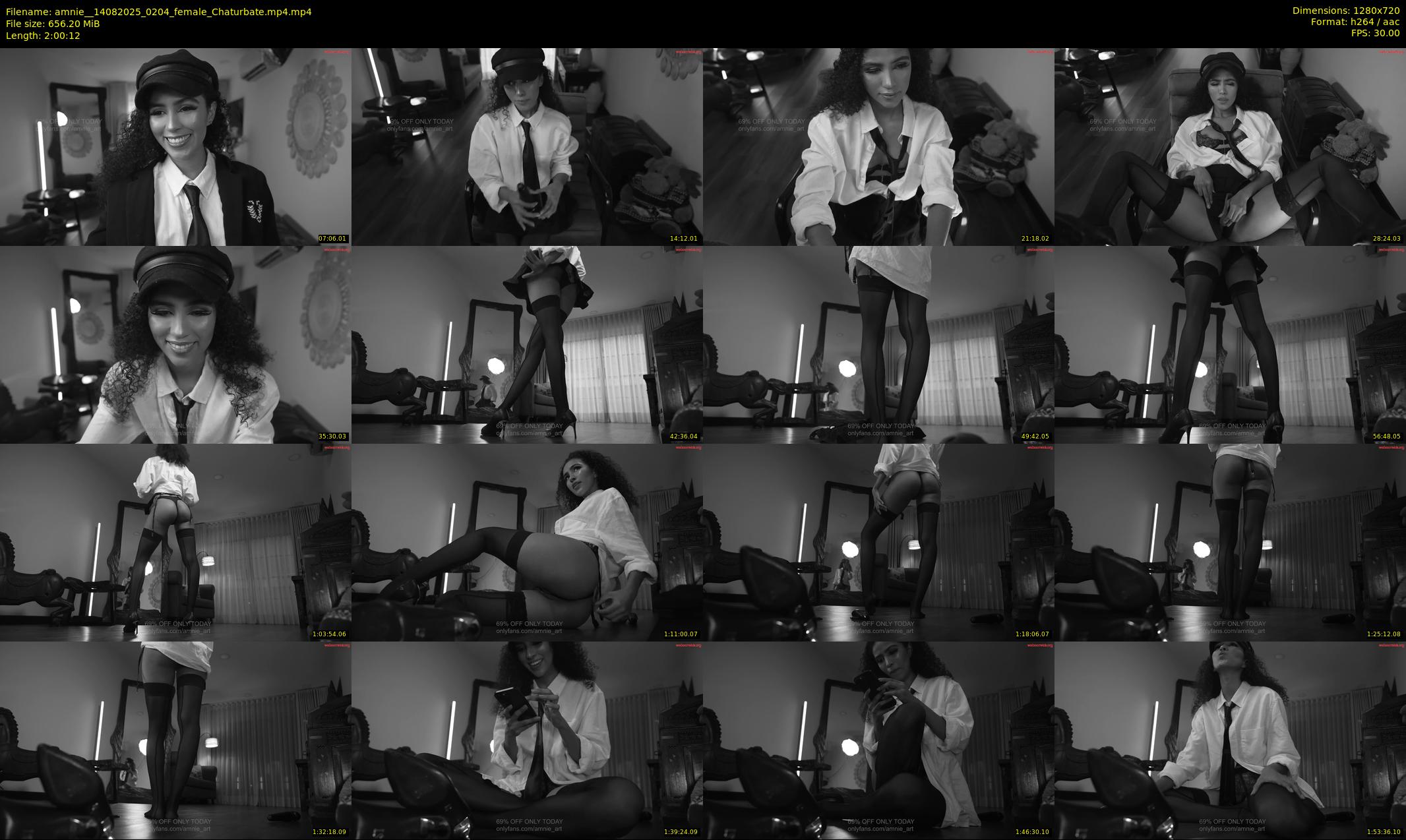 amnie_ — 121 minute Chaturbate female cam show recording, 720p, Aug 14, 2025