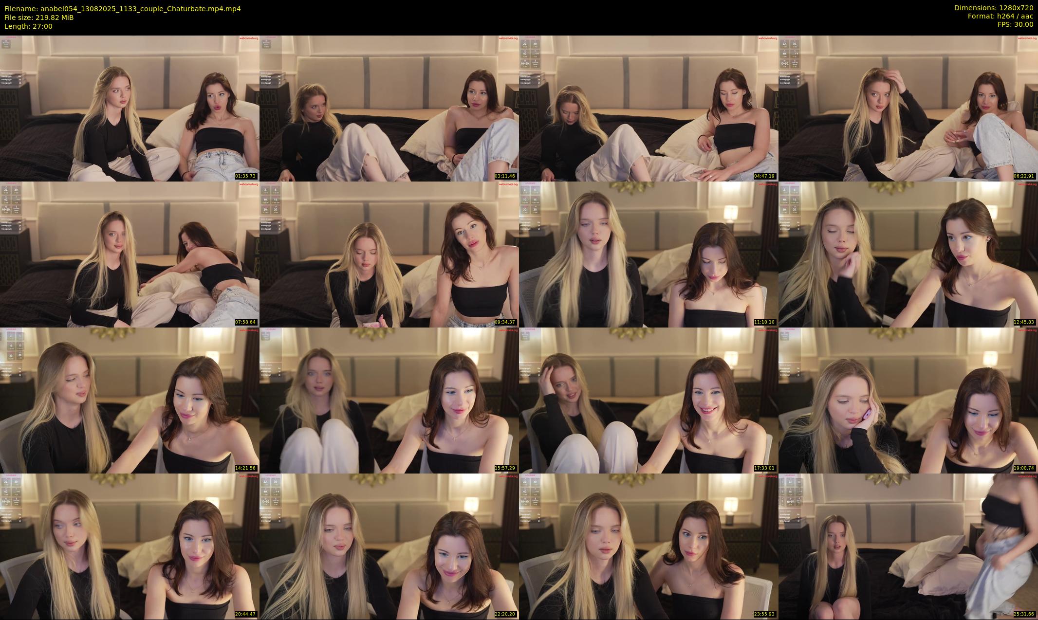 anabel054 — 27 minute Chaturbate female cam show recording, 720p, Aug 13, 2025