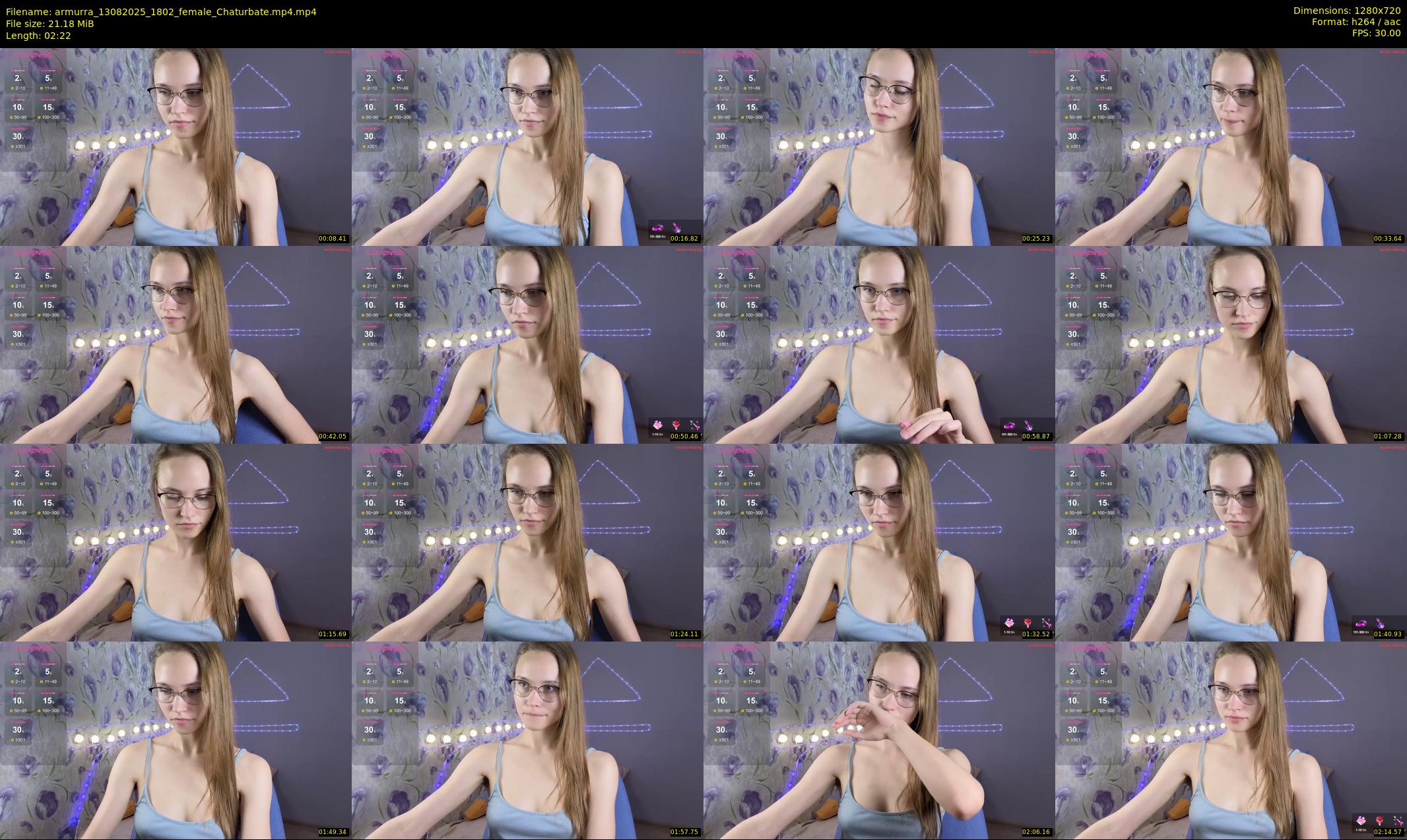 armurra — 3 minute Chaturbate female cam show recording, 720p, Aug 13, 2025