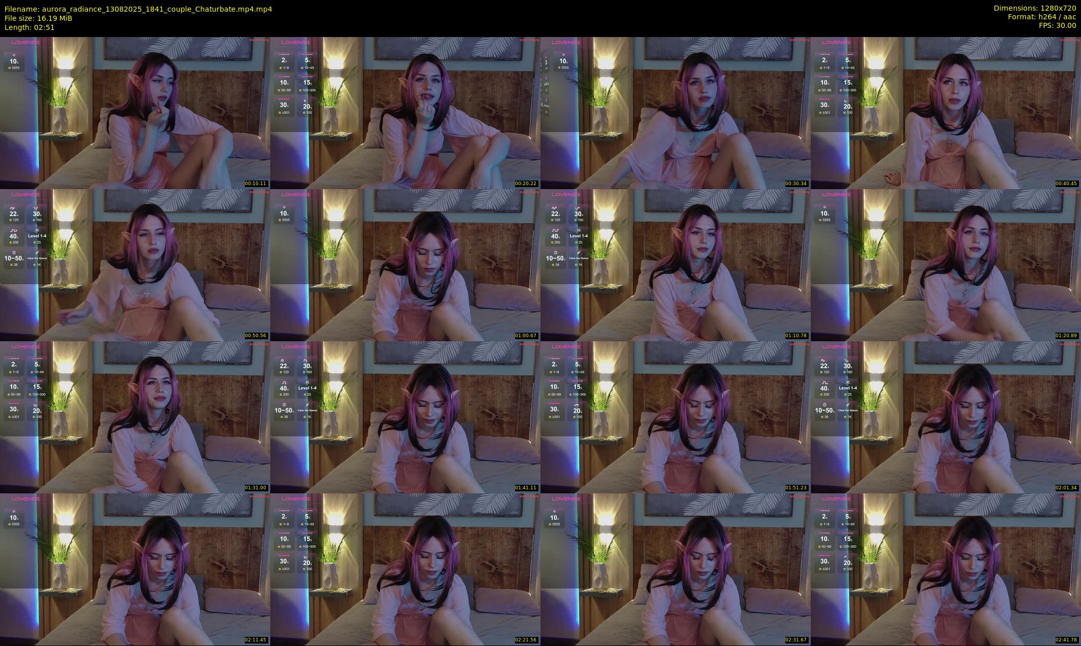 aurora_radiance — 3 minute Chaturbate couple cam show recording, 720p, Aug 13, 2025