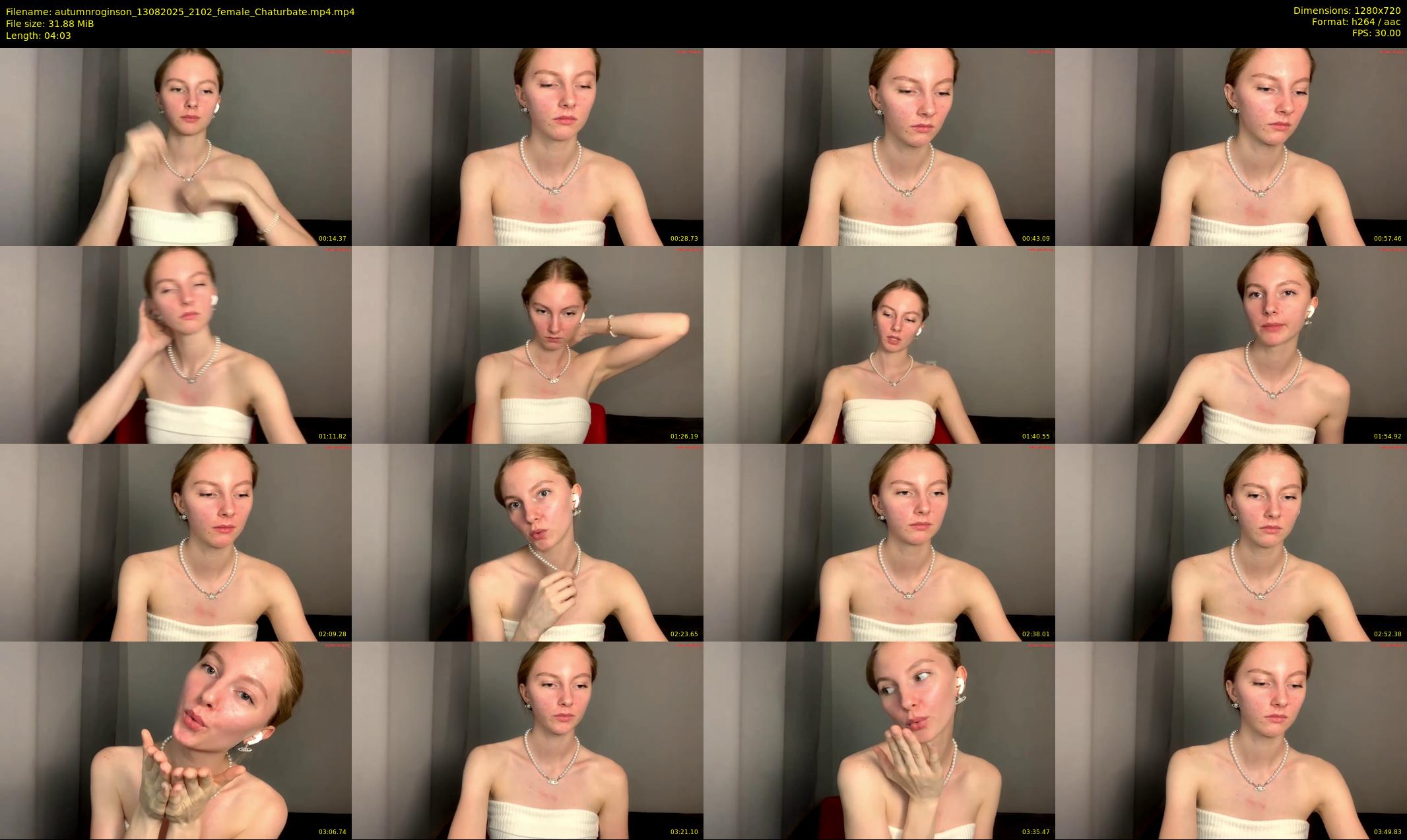 autumnroginson — 5 minute Chaturbate female cam show recording, 720p, Aug 13, 2025